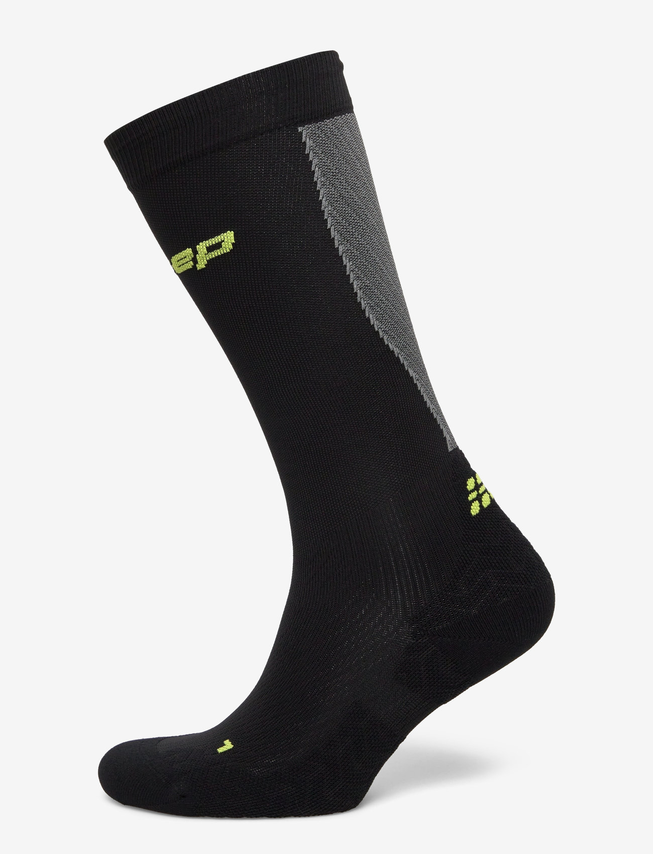 CEP - CORE RUN ULTRALIGHT SOCKS, TALL, 4.0 - kläder - black/grey - 0