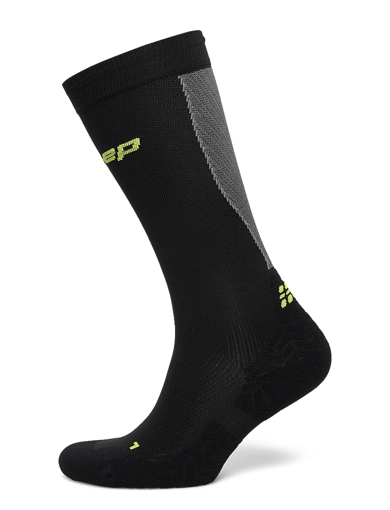 CEP - CORE RUN ULTRALIGHT SOCKS, TALL, 4.0 - kousen - black/grey - 0