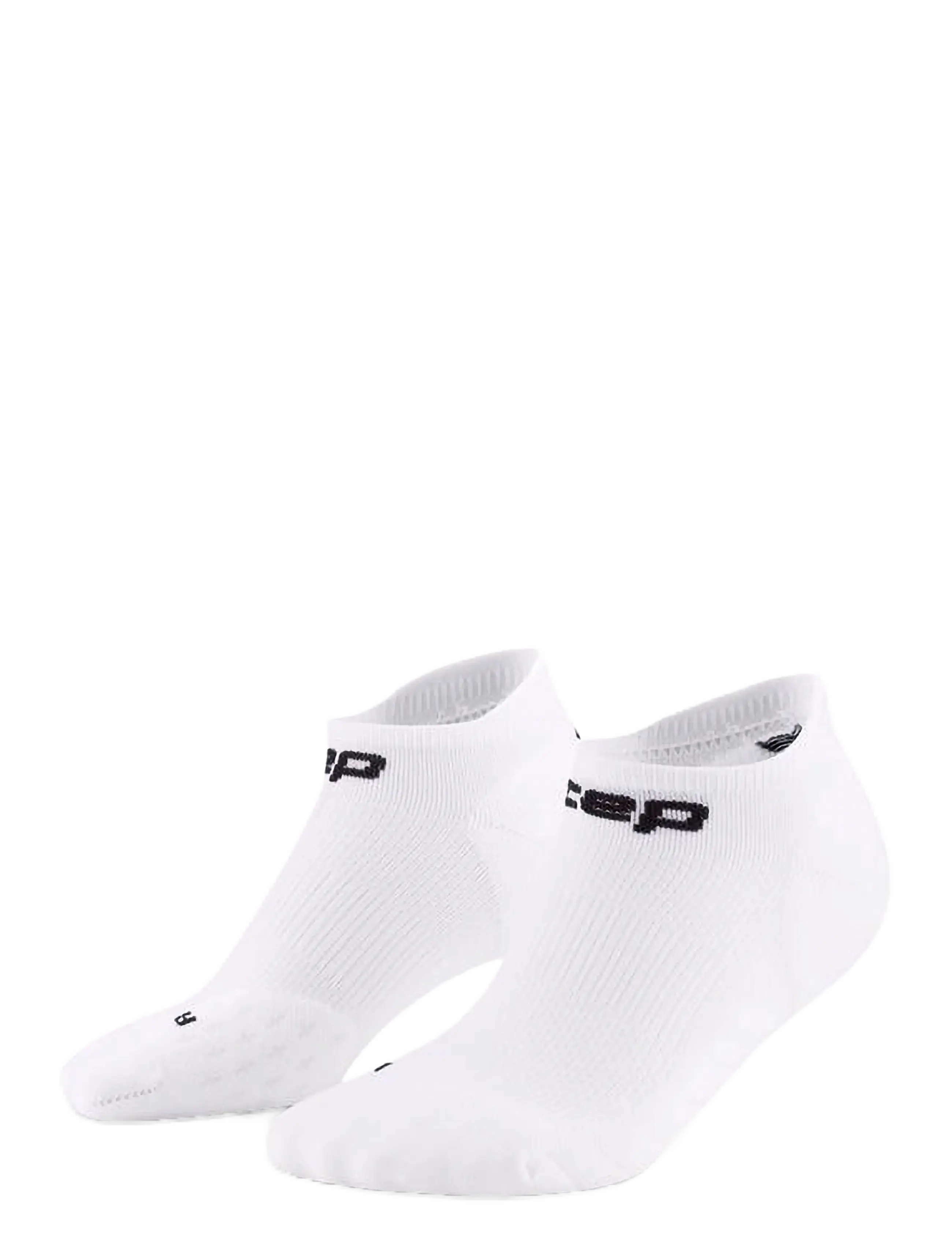 CEP Core Run Socks, No Show, 5.0, III, White, Sport Clothing > Sport Socks, Dame
