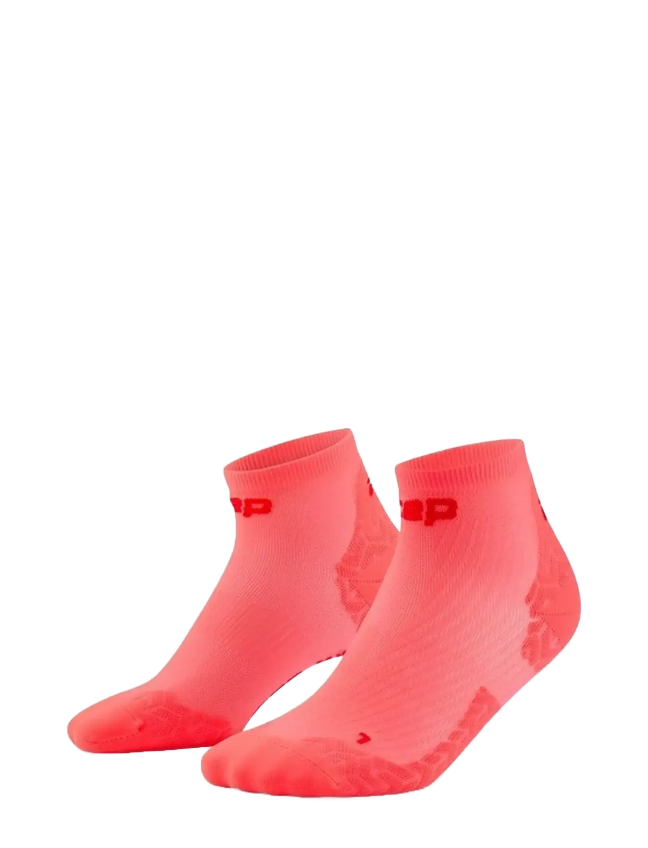 CEP Core Run Ultralight Socks, Low Cut, 4.0, Kvinder, Ankelstrømper Ultralette, Koral, Str: IV