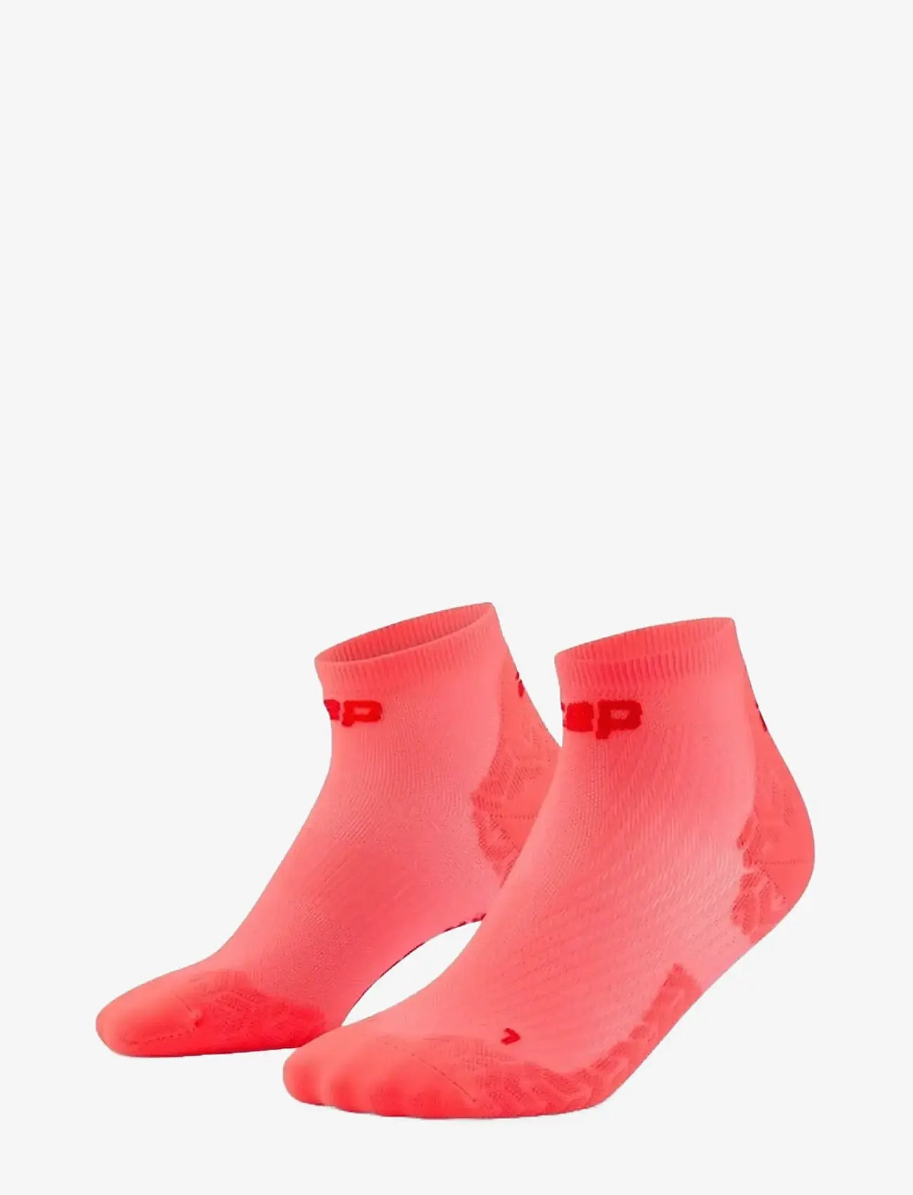 CEP - CORE RUN ULTRALIGHT SOCKS, LOW CUT, 4.0 - underwear & socks - neon coral/red - 0