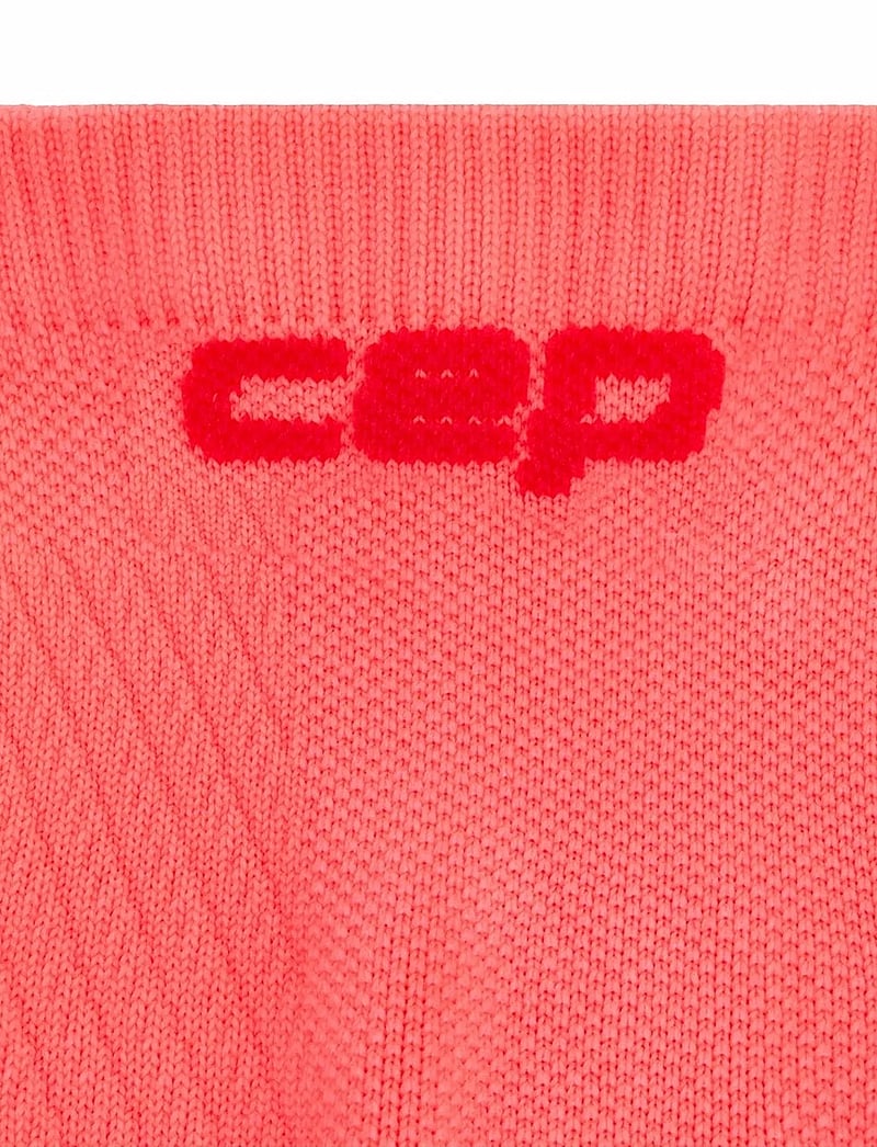 CEP - CORE RUN ULTRALIGHT SOCKS, LOW CUT, 4.0 - underwear & socks - neon coral/red - 3