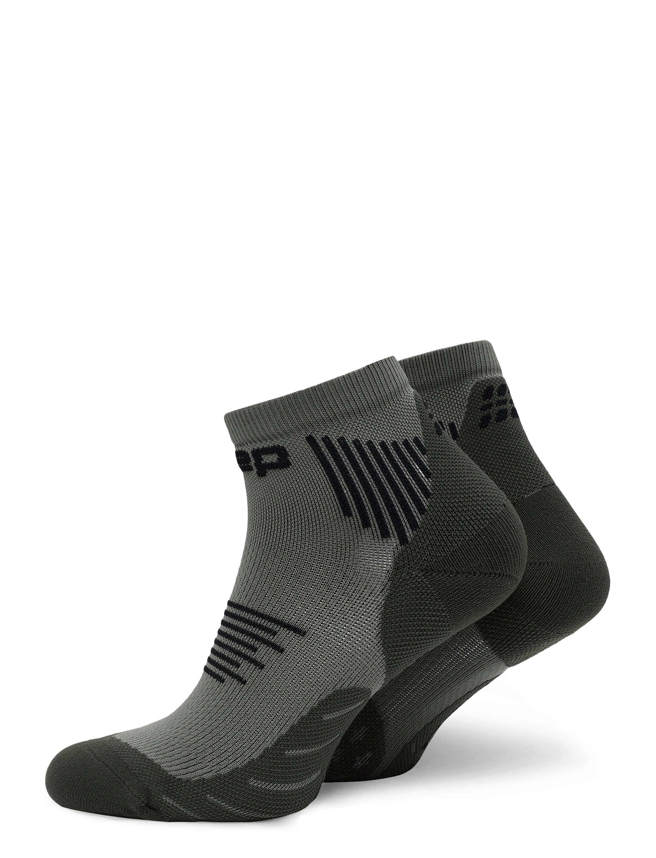 CEP CORE RUN SOCKS, LOW CUT, 5.0 - Unterwäsche & Socken - OLIVE / khaki/green