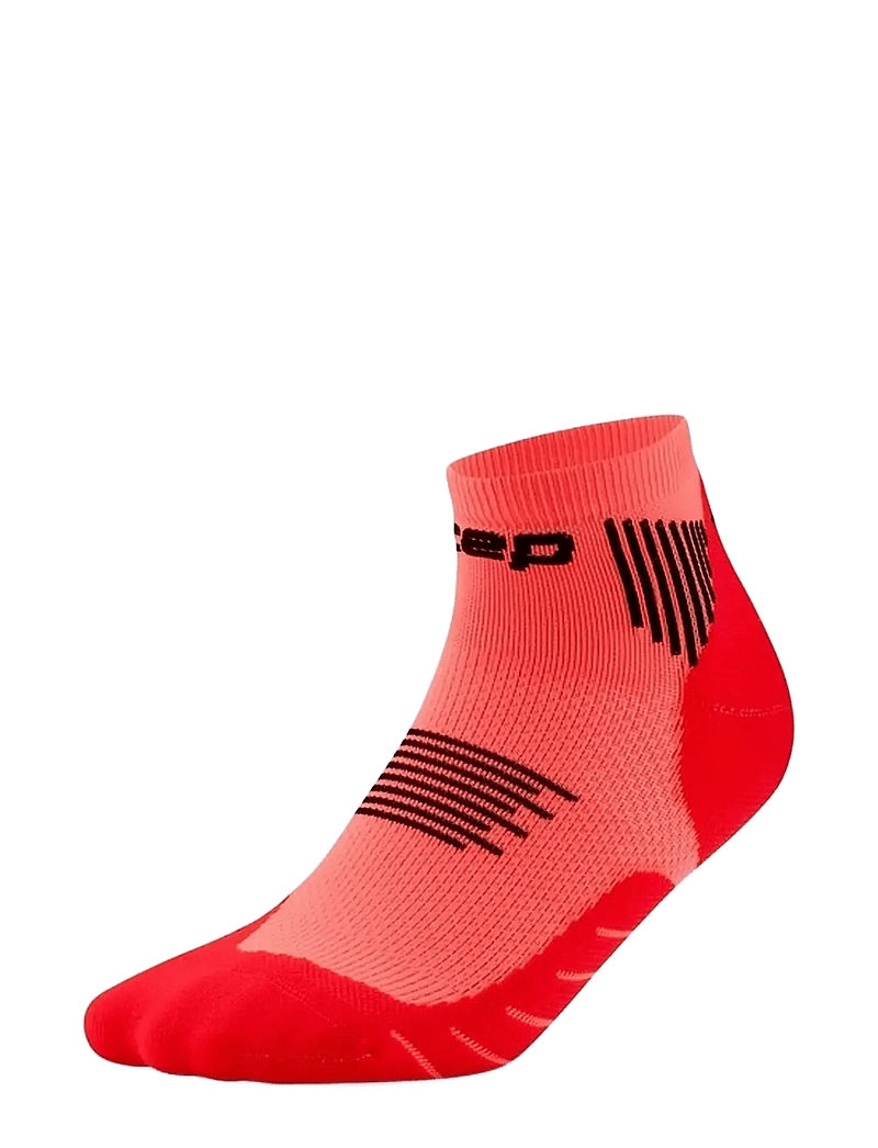 CEP - CORE RUN SOCKS, LOW CUT, 5.0 - riided - neon coral - 1