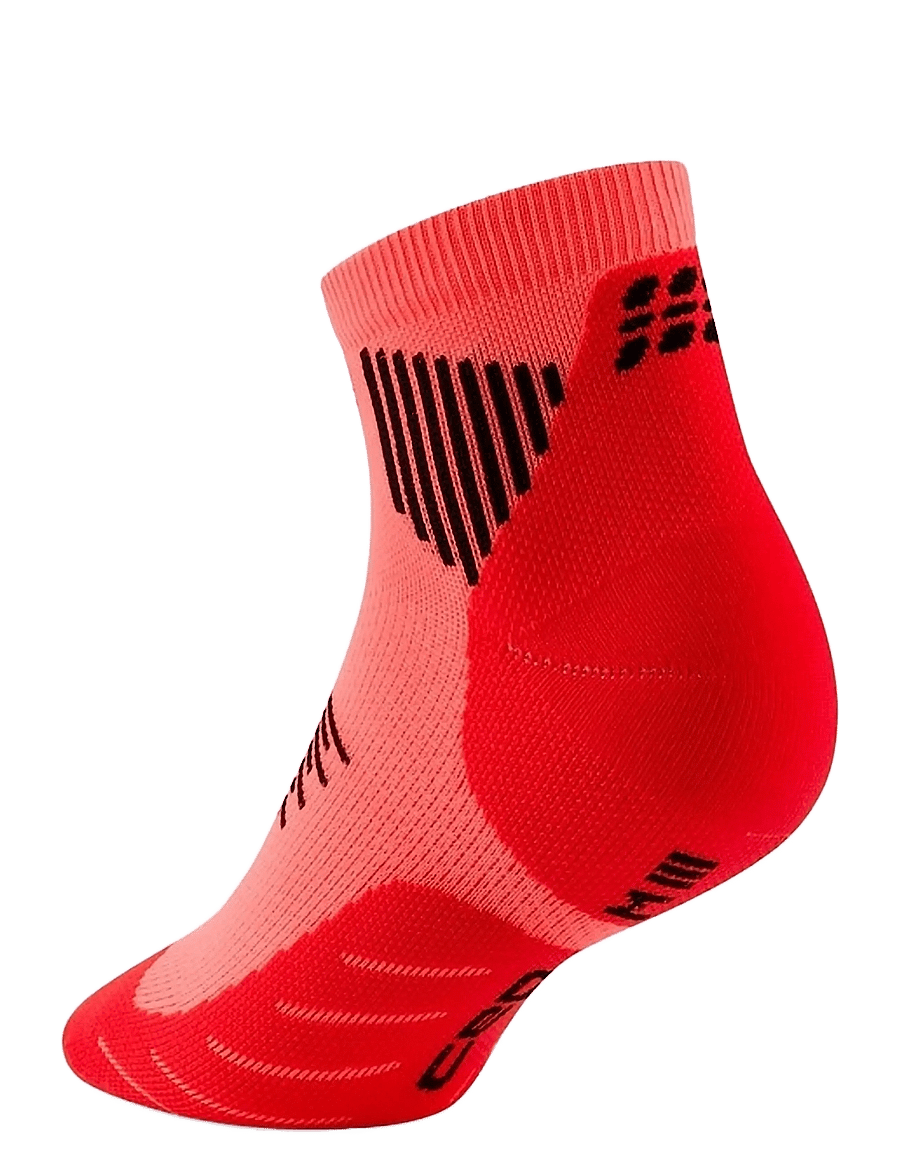 CEP - CORE RUN SOCKS, LOW CUT, 5.0 - sous-vêtements et chaussettes - neon coral - 2
