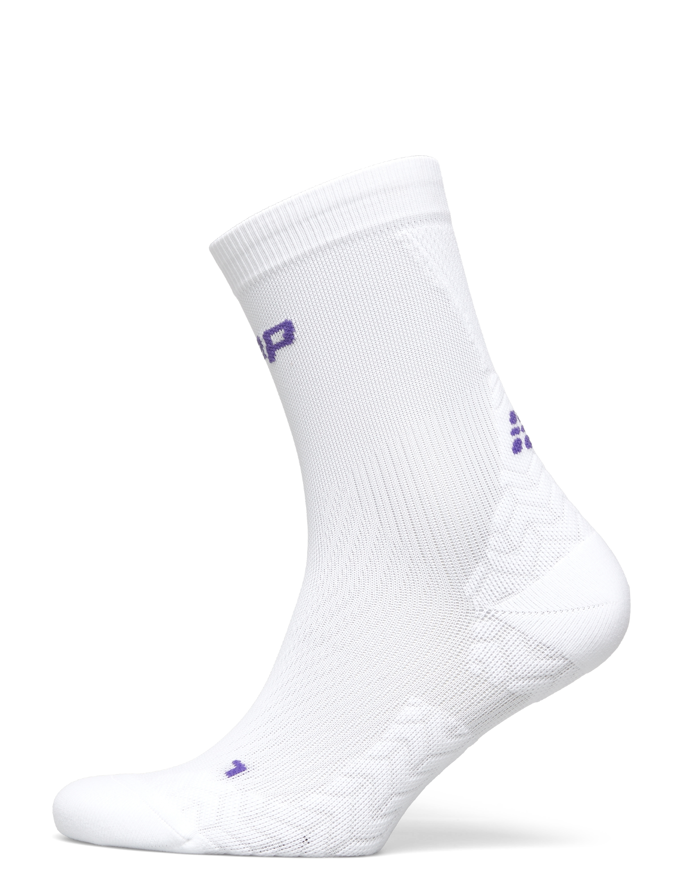 CEP Core Run Ultralight Socks, Mid Cut, 4.0, Kvinder, Mellemlange Løbestrømper, Hvid, Str: IV