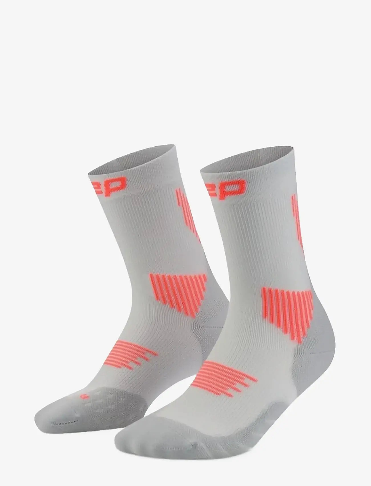 CEP - CORE RUN SOCKS, MID CUT, 5.0 - underwear & socks - grey - 0