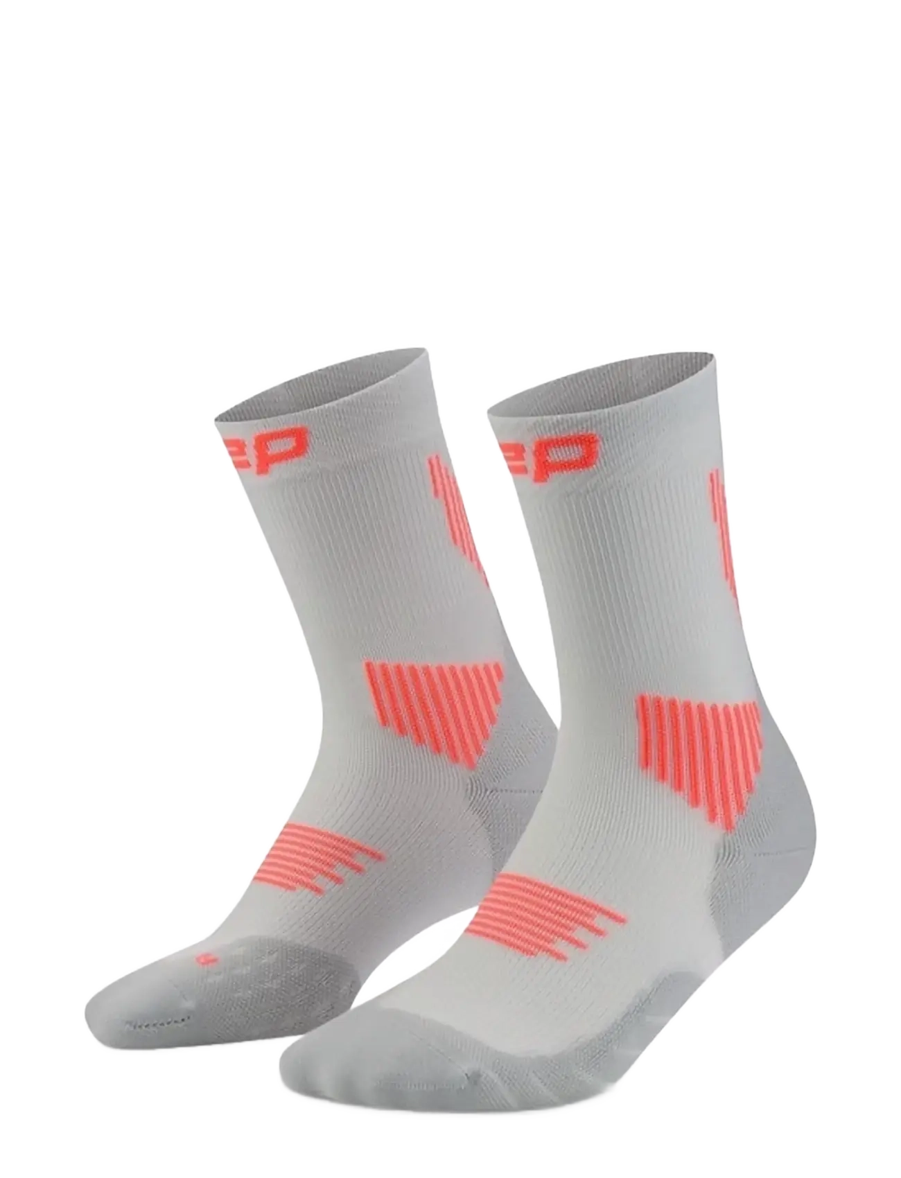CEP CORE RUN SOCKS, MID CUT, 5.0 - Strømper - GREY / grey