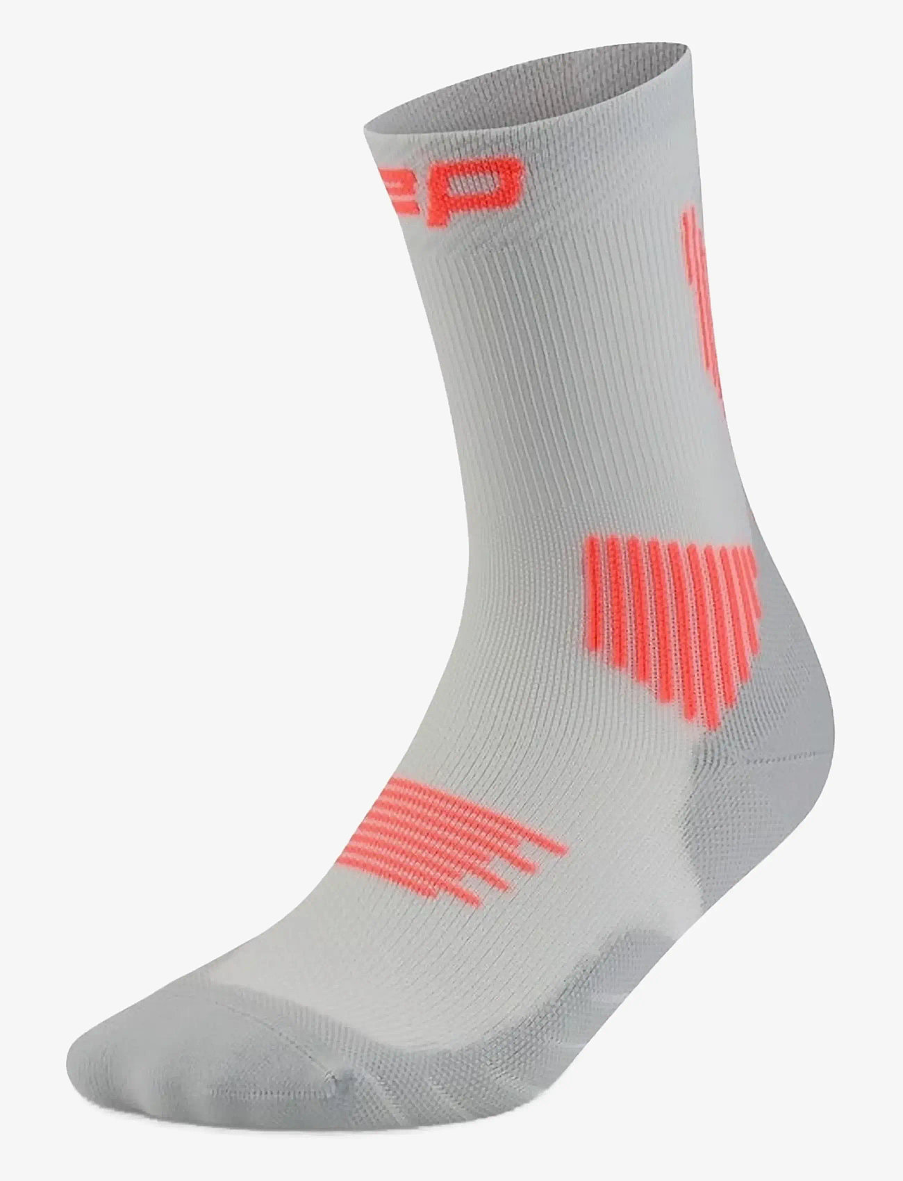 CEP - CORE RUN SOCKS, MID CUT, 5.0 - underwear & socks - grey - 1
