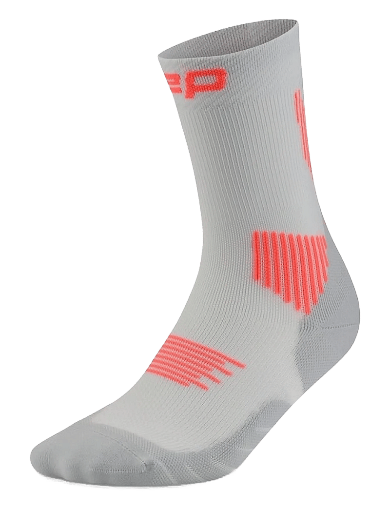 CEP - CORE RUN SOCKS, MID CUT, 5.0 - underwear & socks - grey - 1