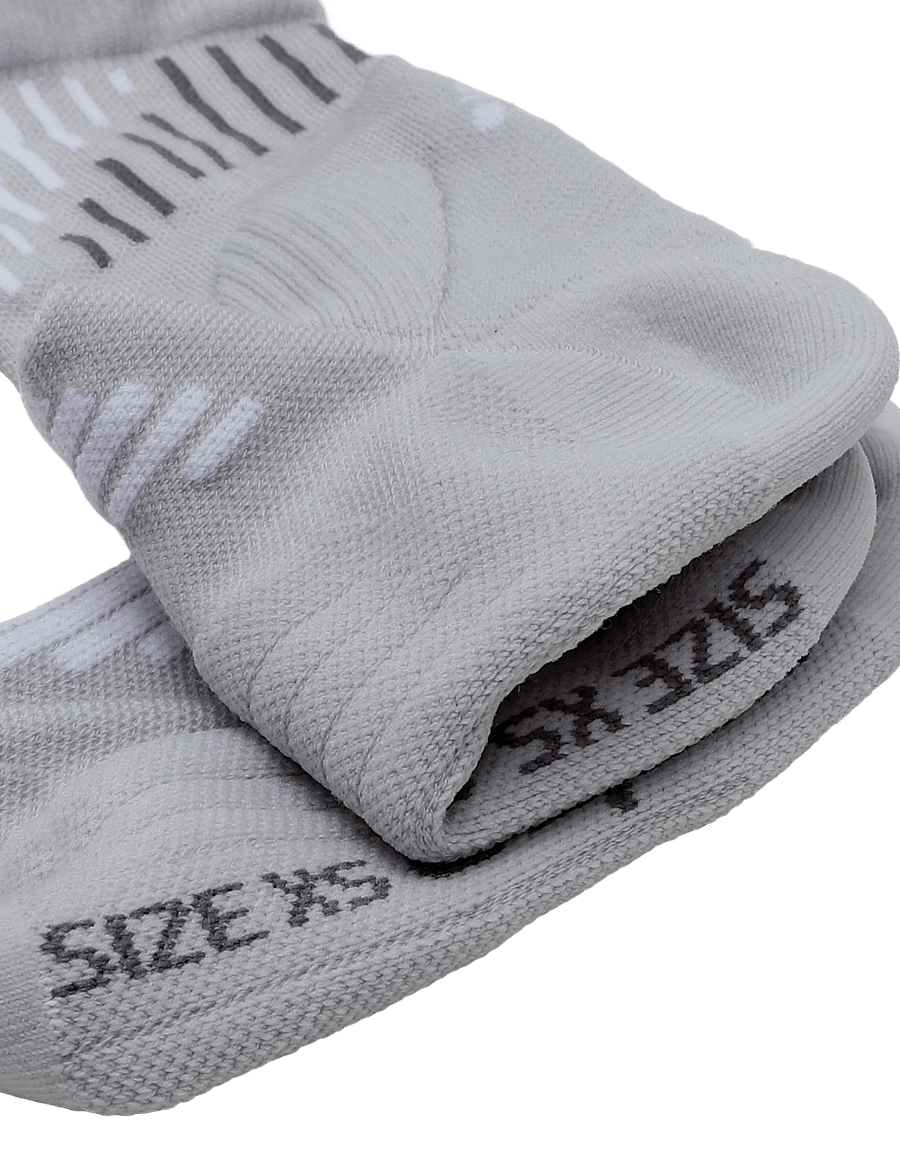 CEP - CORE RUN MERINO SOCKS, MID CUT, 3.0 - grey/white - 2