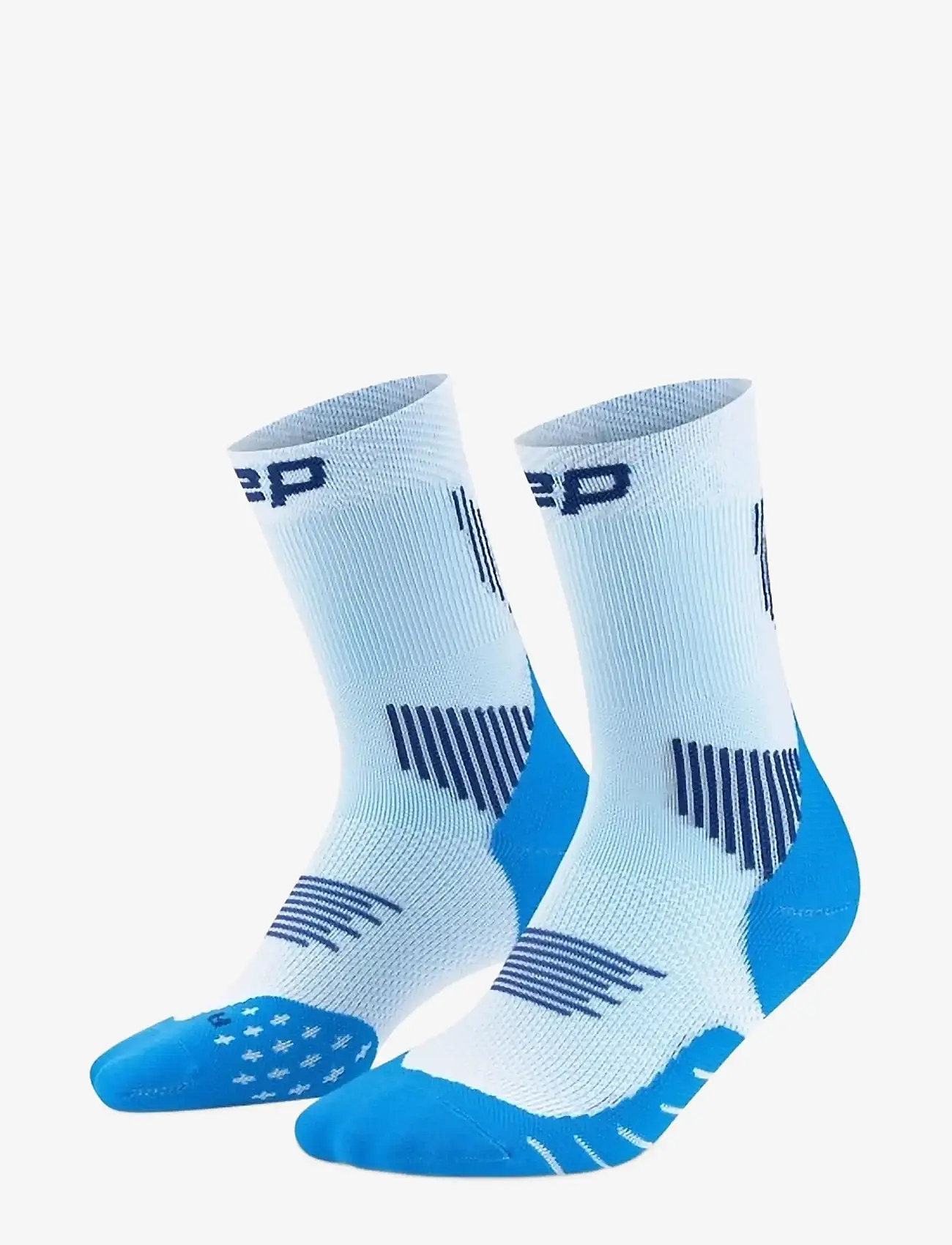 CEP - CORE RUN SOCKS, MID CUT, 5.0 - underwear & socks - blue/ice - 0