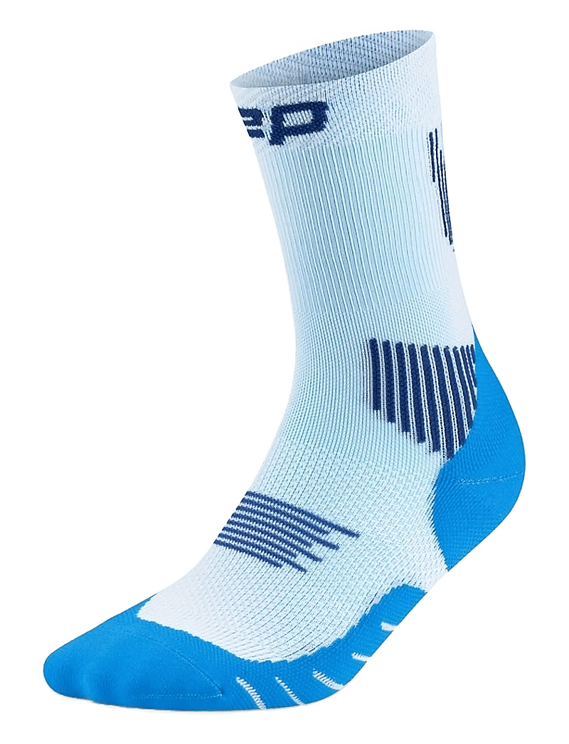 CEP - CORE RUN SOCKS, MID CUT, 5.0 - underwear & socks - blue/ice - 1