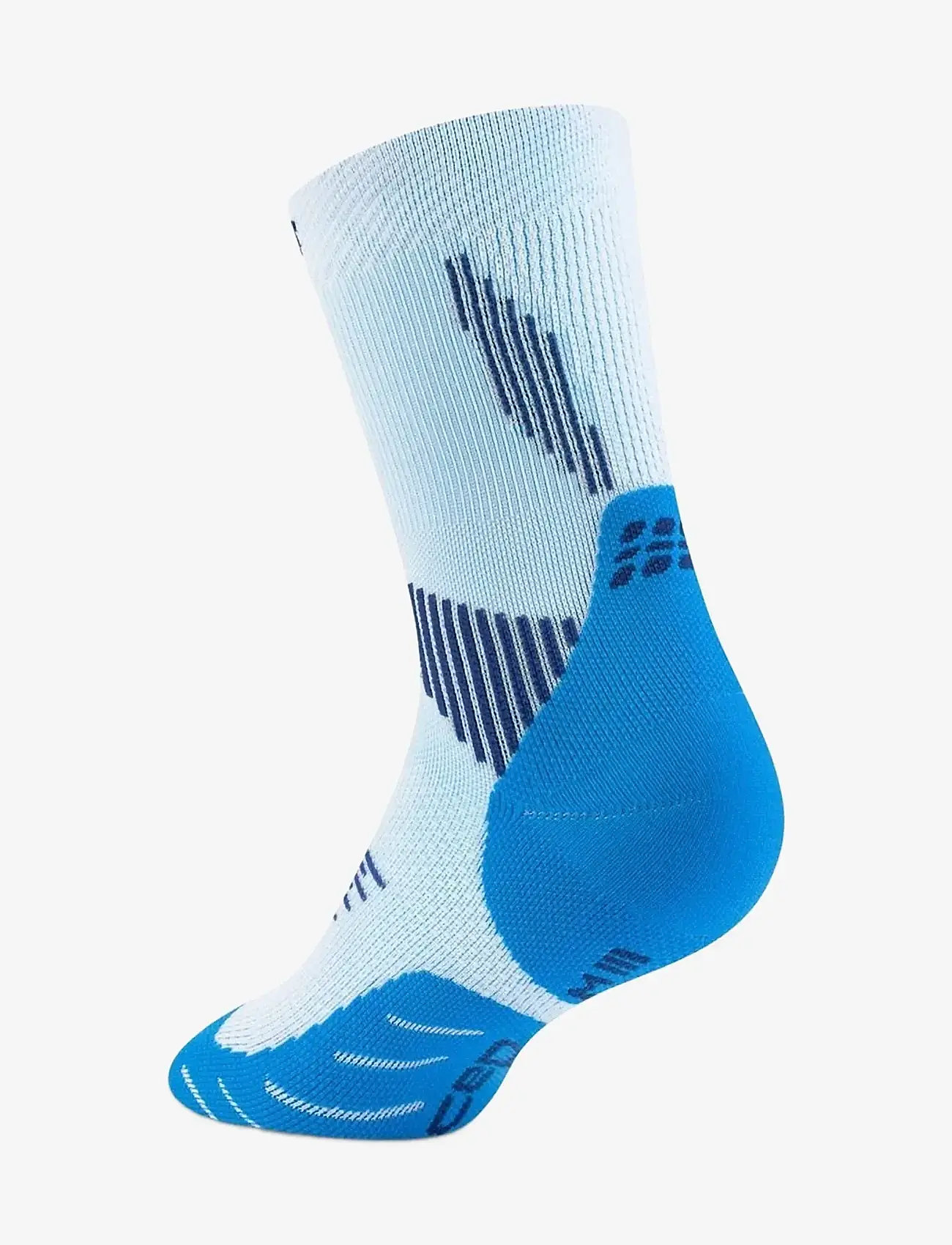 CEP - CORE RUN SOCKS, MID CUT, 5.0 - underwear & socks - blue/ice - 2