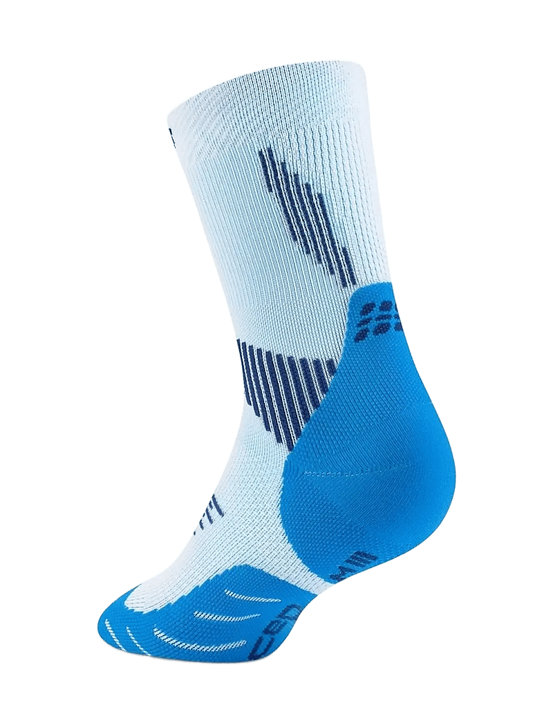 CEP - CORE RUN SOCKS, MID CUT, 5.0 - underwear & socks - blue/ice - 2