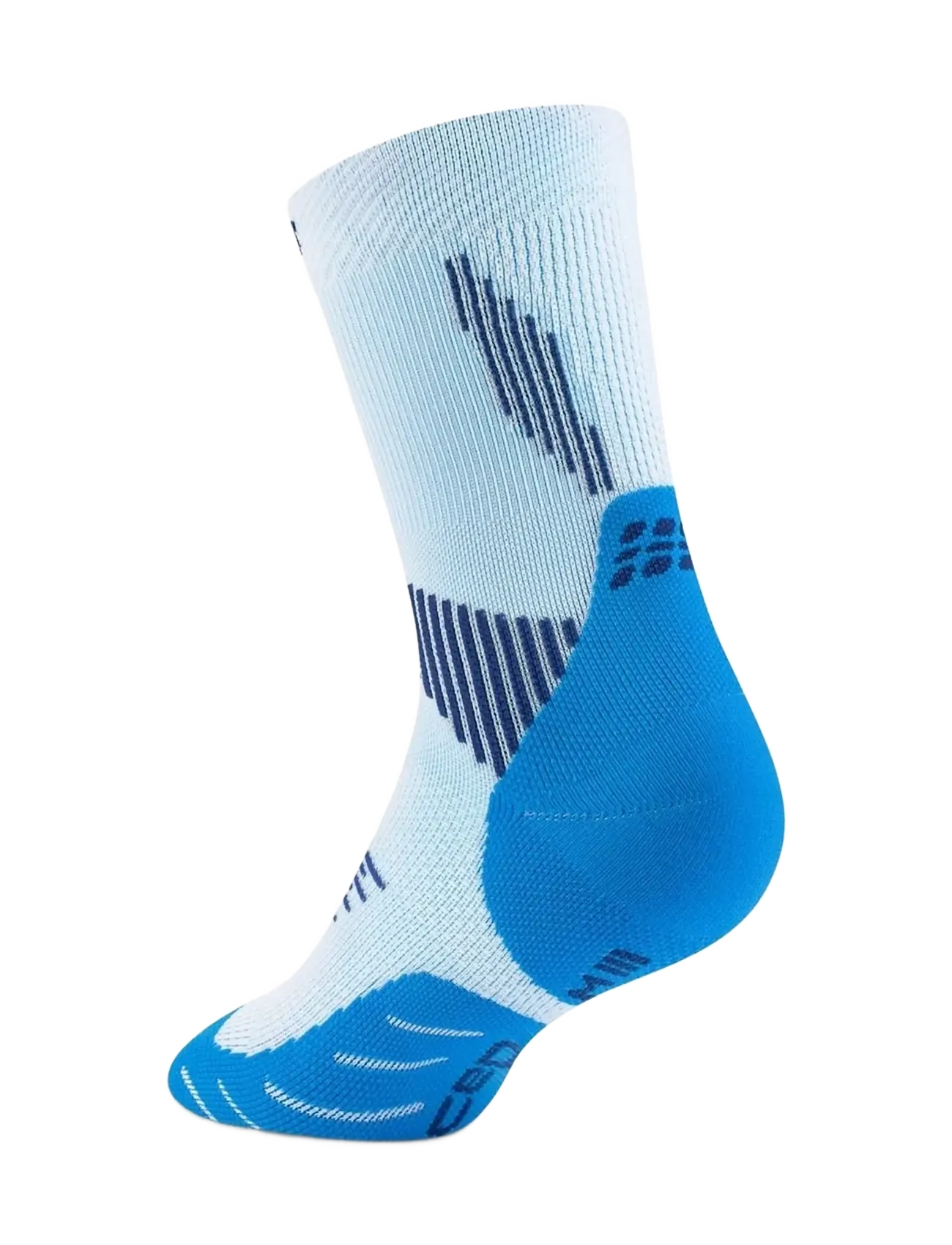 CEP - CORE RUN SOCKS, MID CUT, 5.0 - bielizna i skarpetki - blue/ice - 2