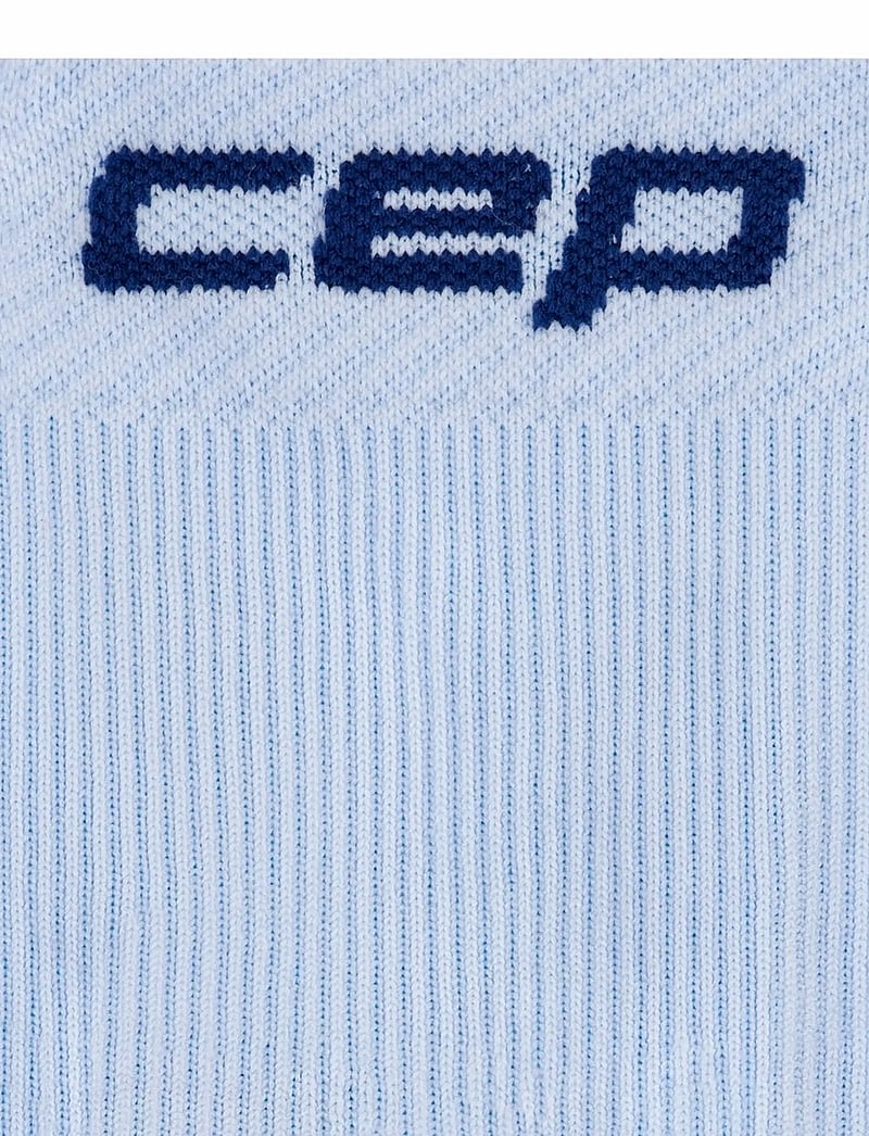 CEP - CORE RUN SOCKS, MID CUT, 5.0 - underwear & socks - blue/ice - 3