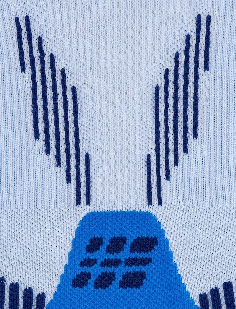 CEP - CORE RUN SOCKS, MID CUT, 5.0 - underwear & socks - blue/ice - 4