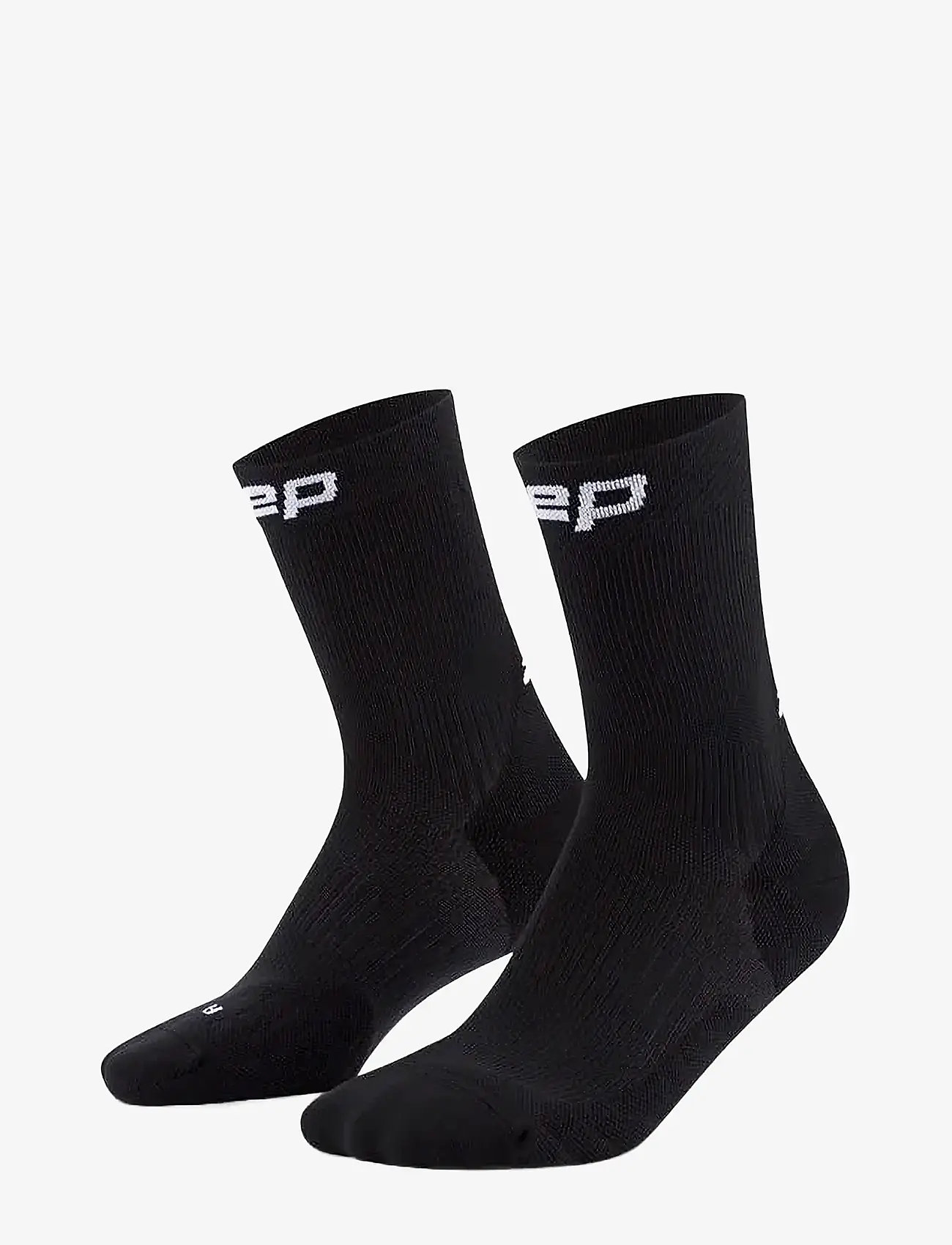CEP - CORE RUN SOCKS, MID CUT, 5.0 - kläder - black - 0