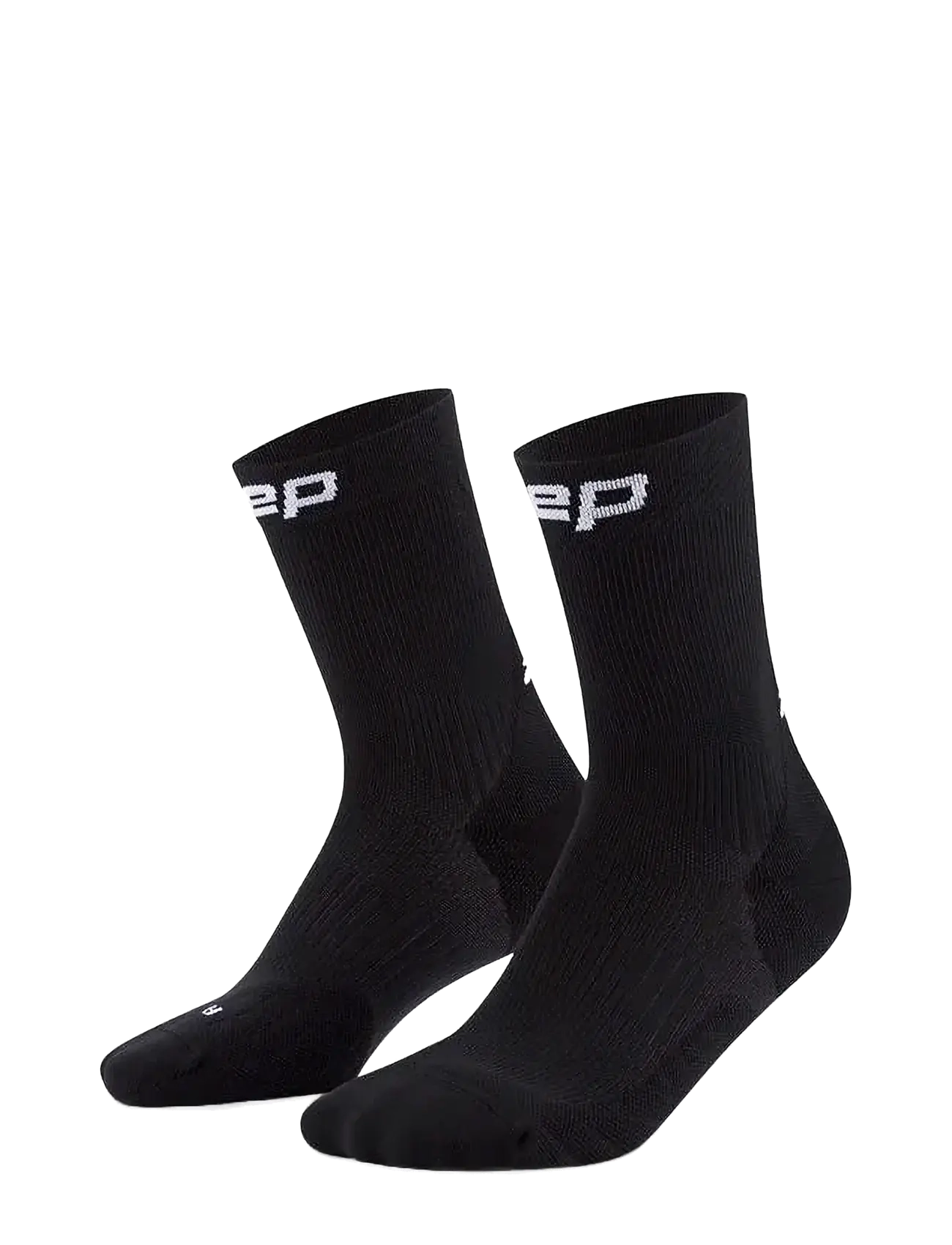 CEP Core Run Socks, Mid Cut, 5.0, 34-37, Black, Sport Clothing > Sport Socks, Dame