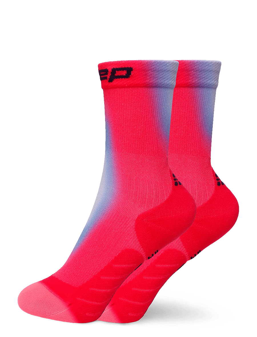CEP - CORE RUN EDT. GRADIENT SOCKS, MID CUT, 5.0 - pink/blue - 0