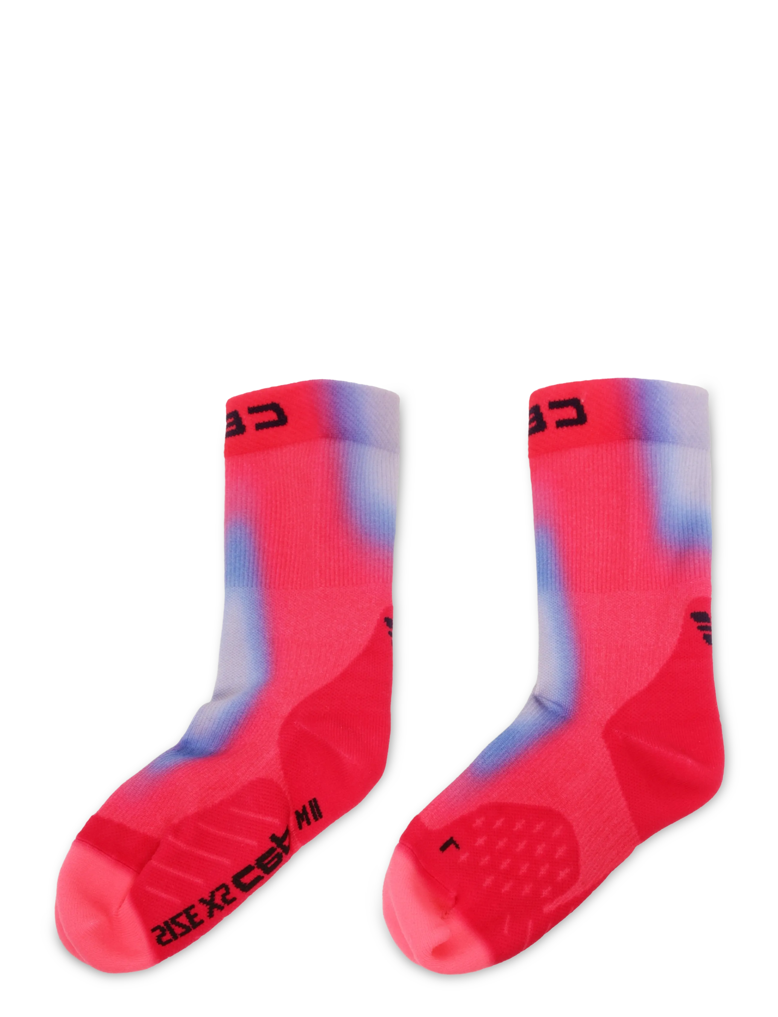 CEP - CORE RUN EDT. GRADIENT SOCKS, MID CUT, 5.0 - pink/blue - 1
