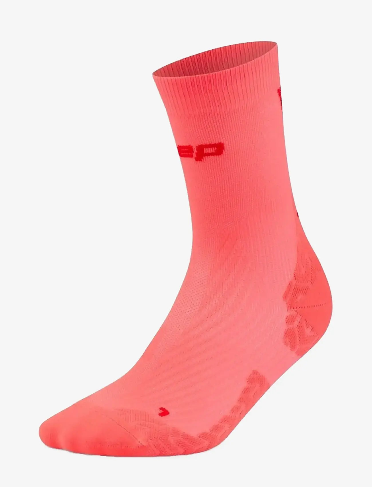 CEP - CORE RUN ULTRALIGHT SOCKS, MID CUT, 4.0 - klær - neon coral/red - 1