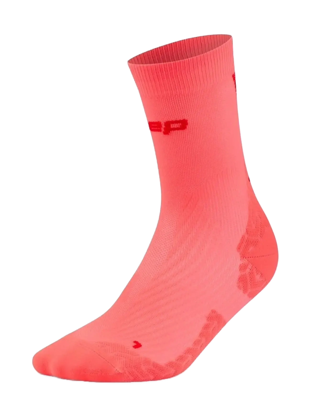 CEP - CORE RUN ULTRALIGHT SOCKS, MID CUT, 4.0 - alusvaatteet ja sukat - neon coral/red - 1