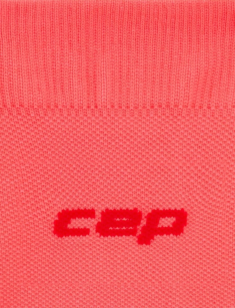 CEP - CORE RUN ULTRALIGHT SOCKS, MID CUT, 4.0 - undertøy og sokker - neon coral/red - 2