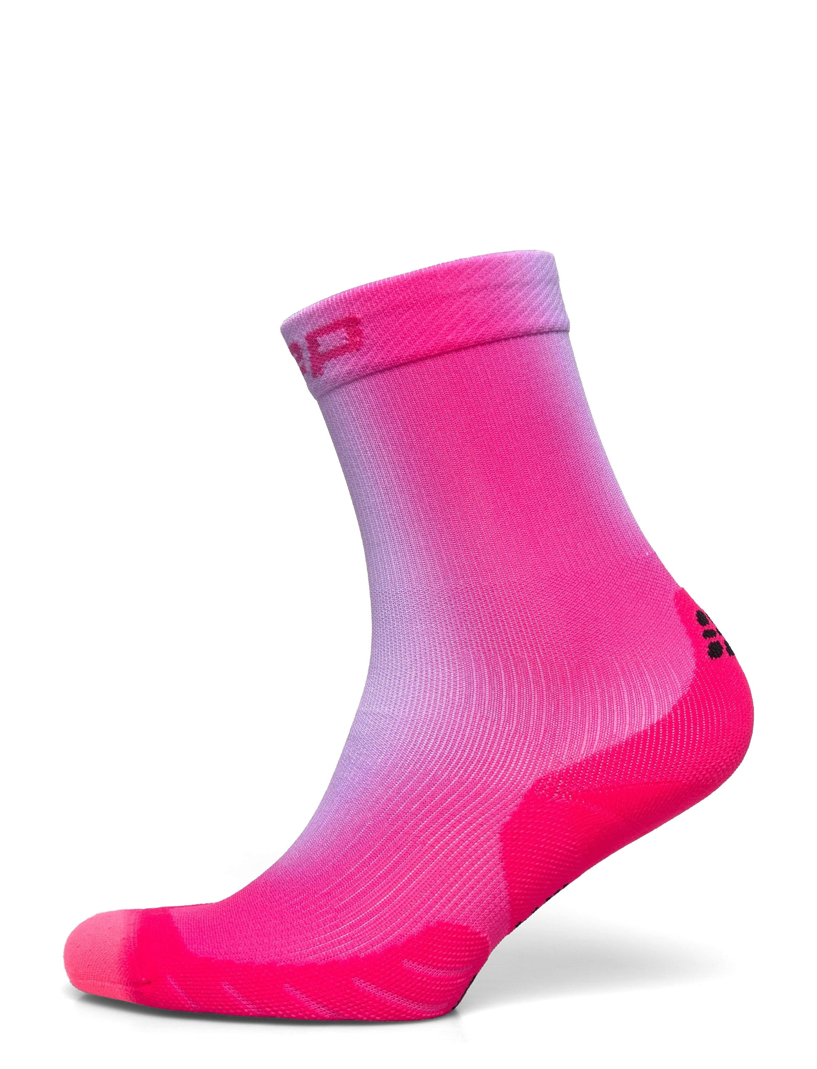 CEP CORE RUN EDT. GRADIENT SOCKS, MID CUT, 5.0 - Clothing - LILAC/PINK / pink/rose