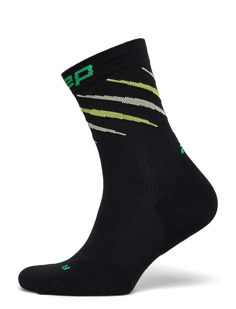CEP - RUN EDT. CLAWS SOCKS, MID CUT - kläder - black/green mix - 0