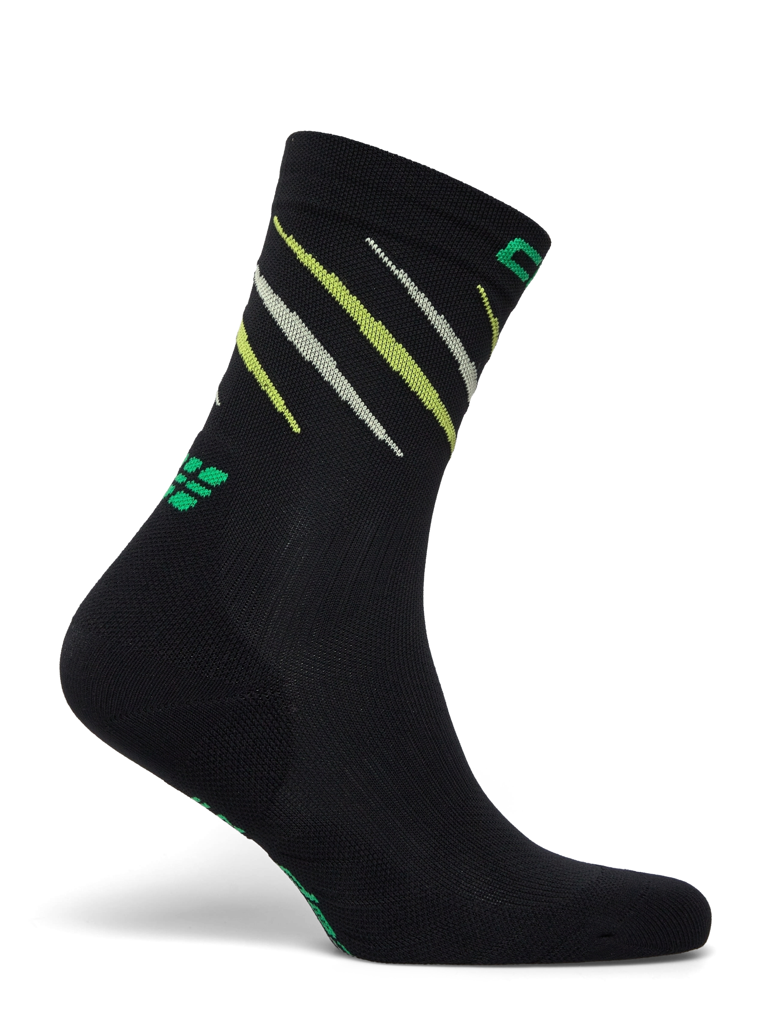 CEP - RUN EDT. CLAWS SOCKS, MID CUT - strümpfe - black/green mix - 1