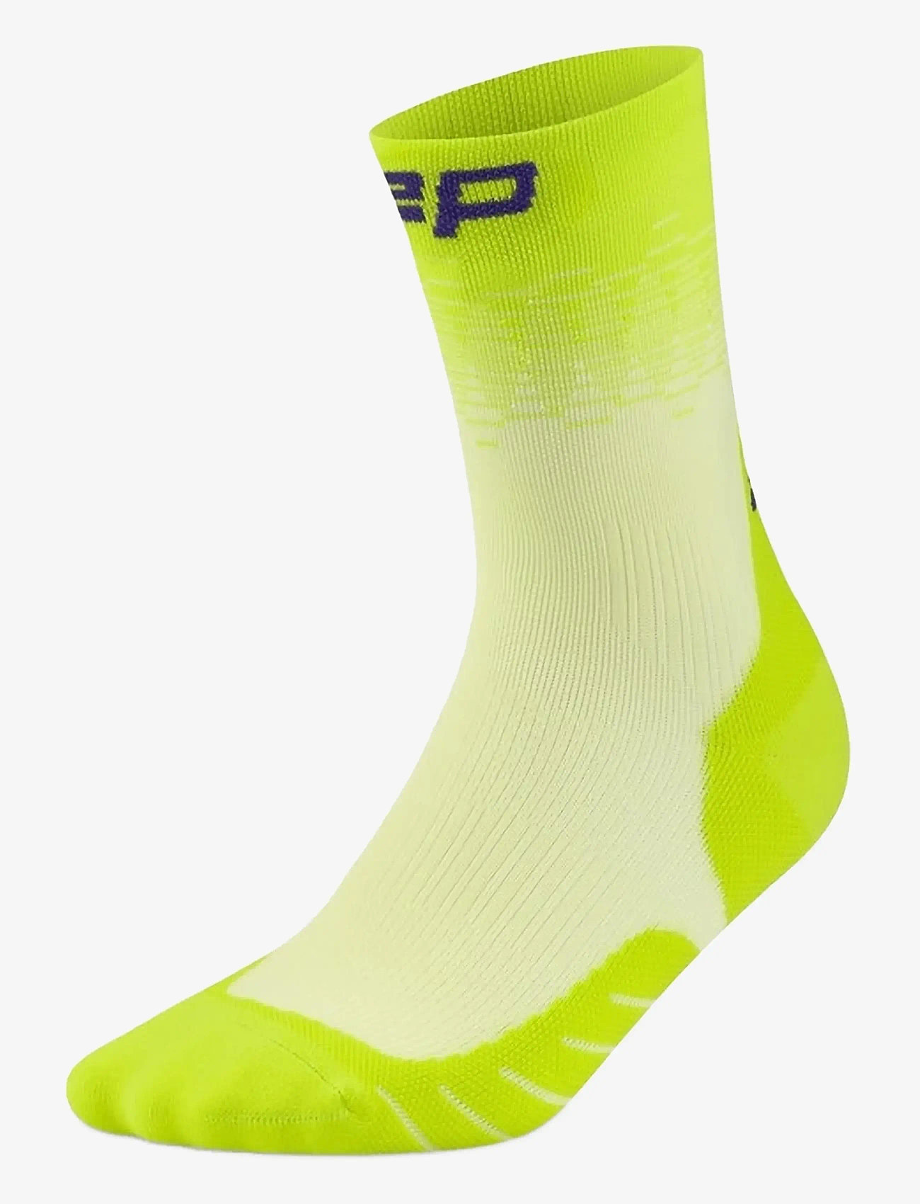 CEP - CORE RUN EDT. FADE SOCKS, MID CUT - sportstrømper - lime/blue - 1