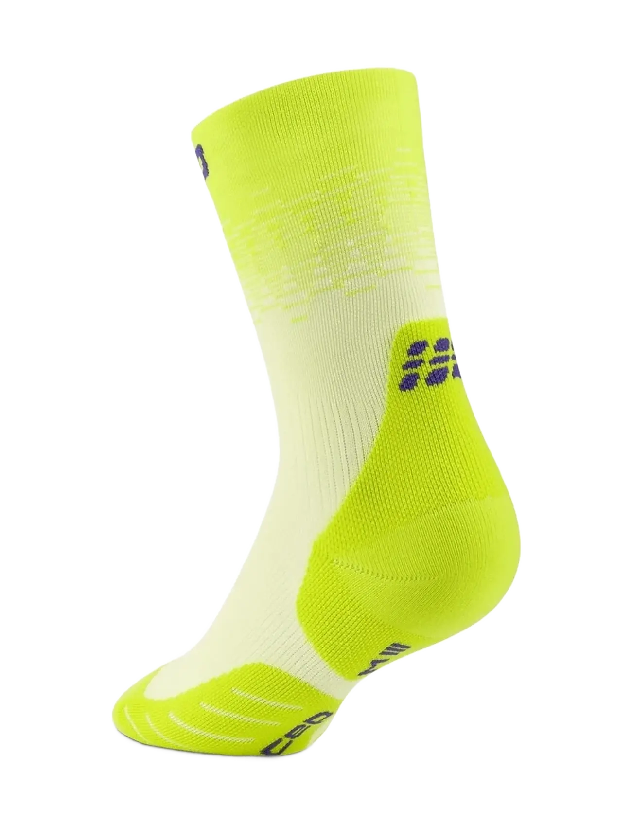 CEP - CORE RUN EDT. FADE SOCKS, MID CUT - strümpfe - lime/blue - 2