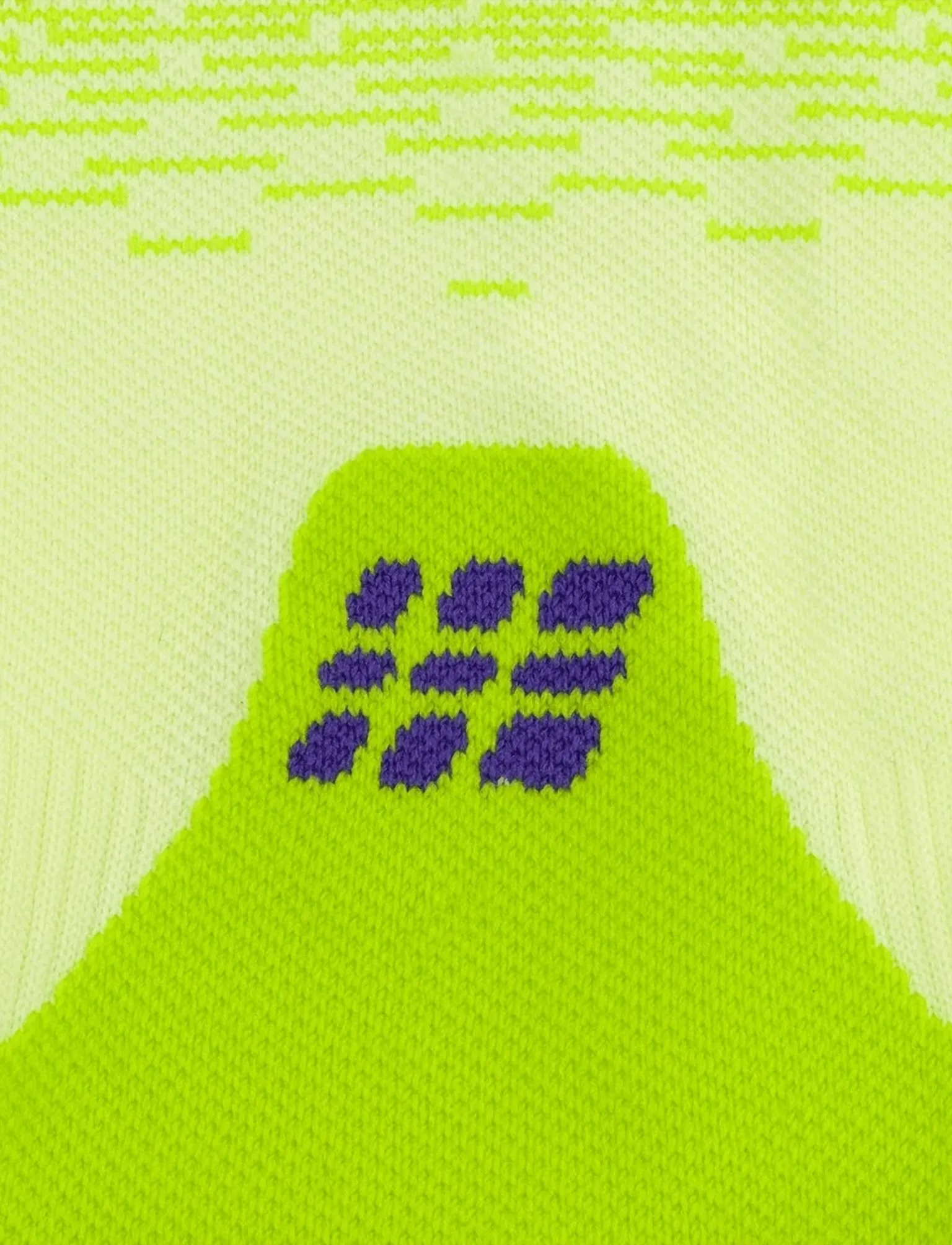 CEP - CORE RUN EDT. FADE SOCKS, MID CUT - strümpfe - lime/blue - 3