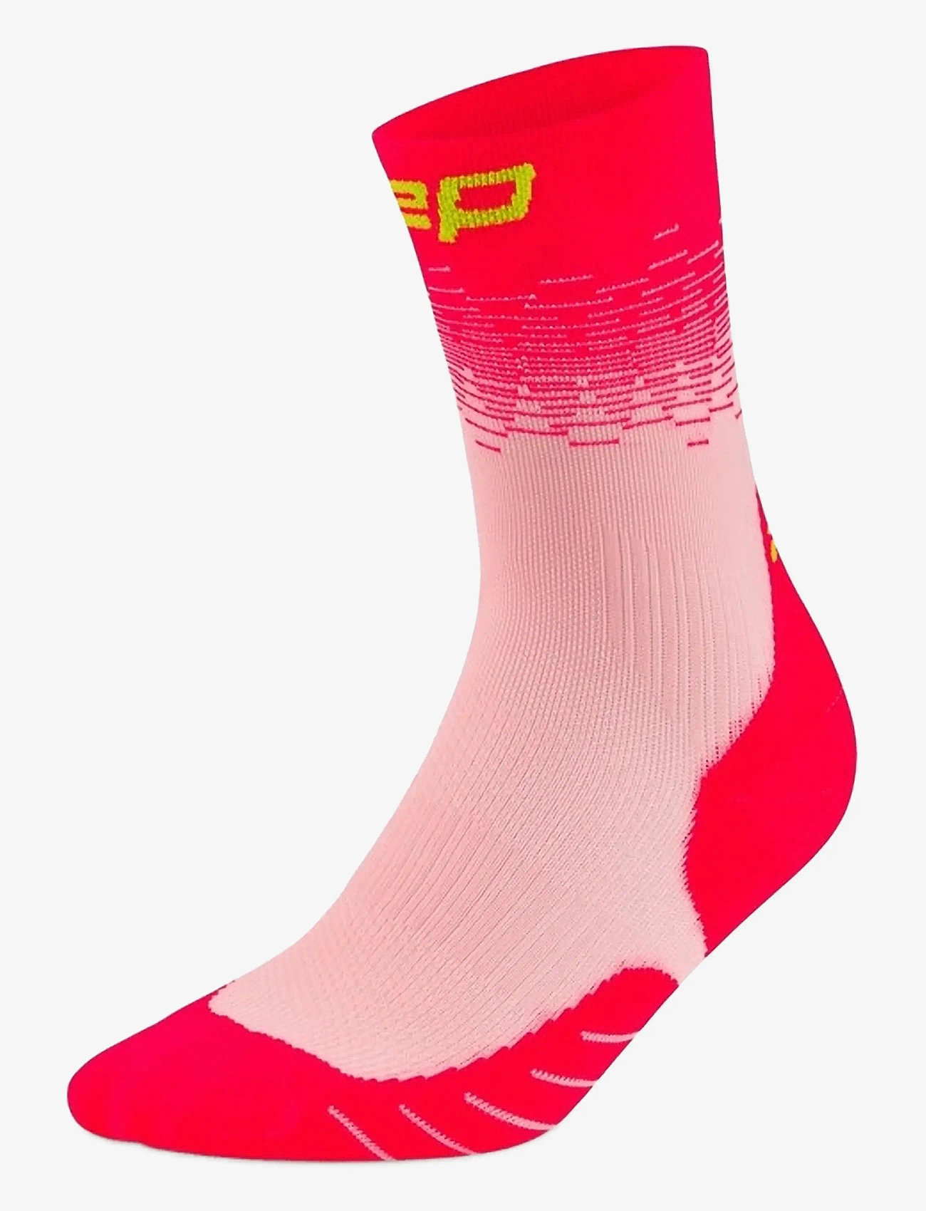 CEP - CORE RUN EDT. FADE SOCKS, MID CUT - sport socks - pink/lime - 1
