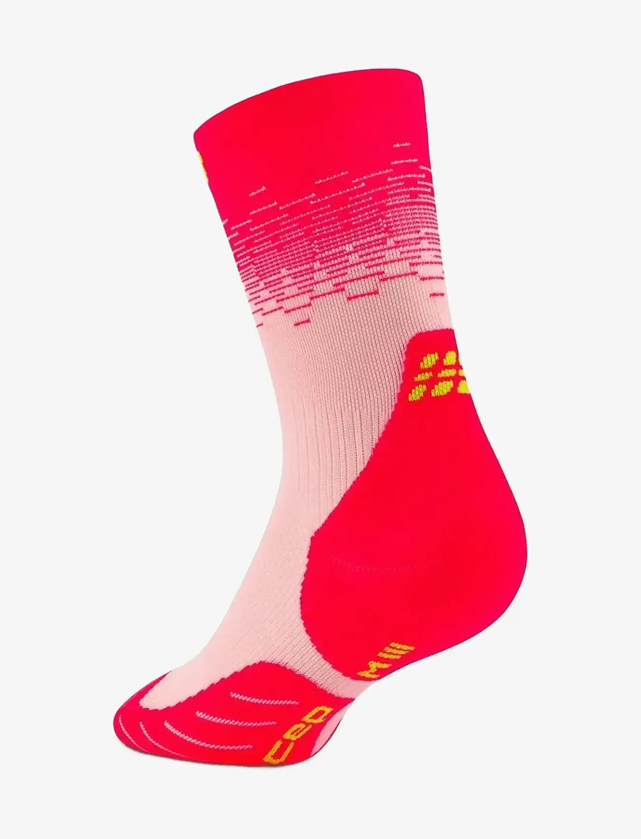 CEP - CORE RUN EDT. FADE SOCKS, MID CUT - sport socks - pink/lime - 2