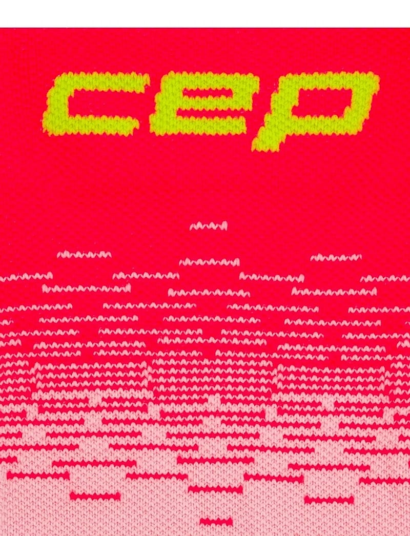 CEP - CORE RUN EDT. FADE SOCKS, MID CUT - sport socks - pink/lime - 5
