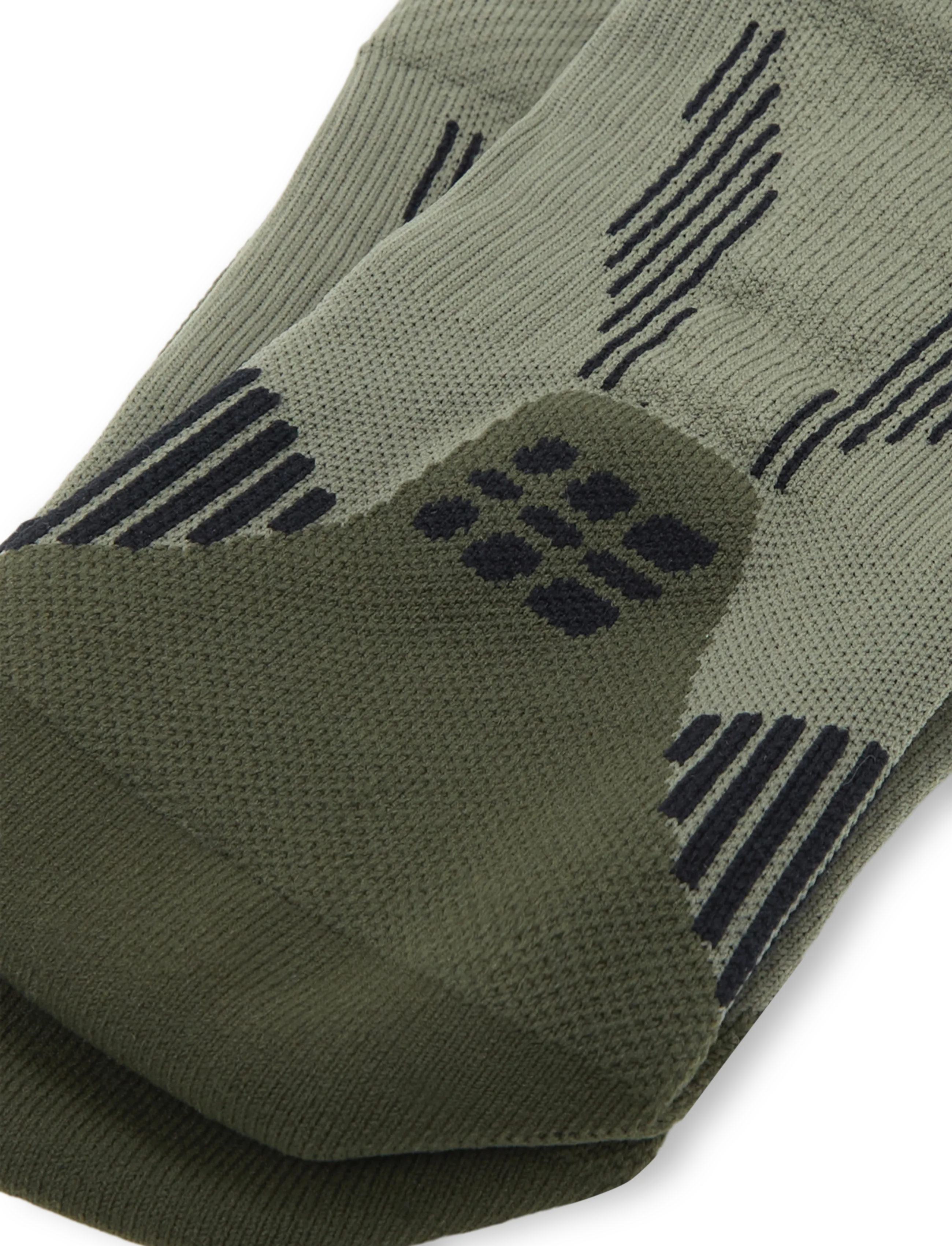 CEP - CORE RUN SOCKS, MID CUT, 5.0 - olive - 2