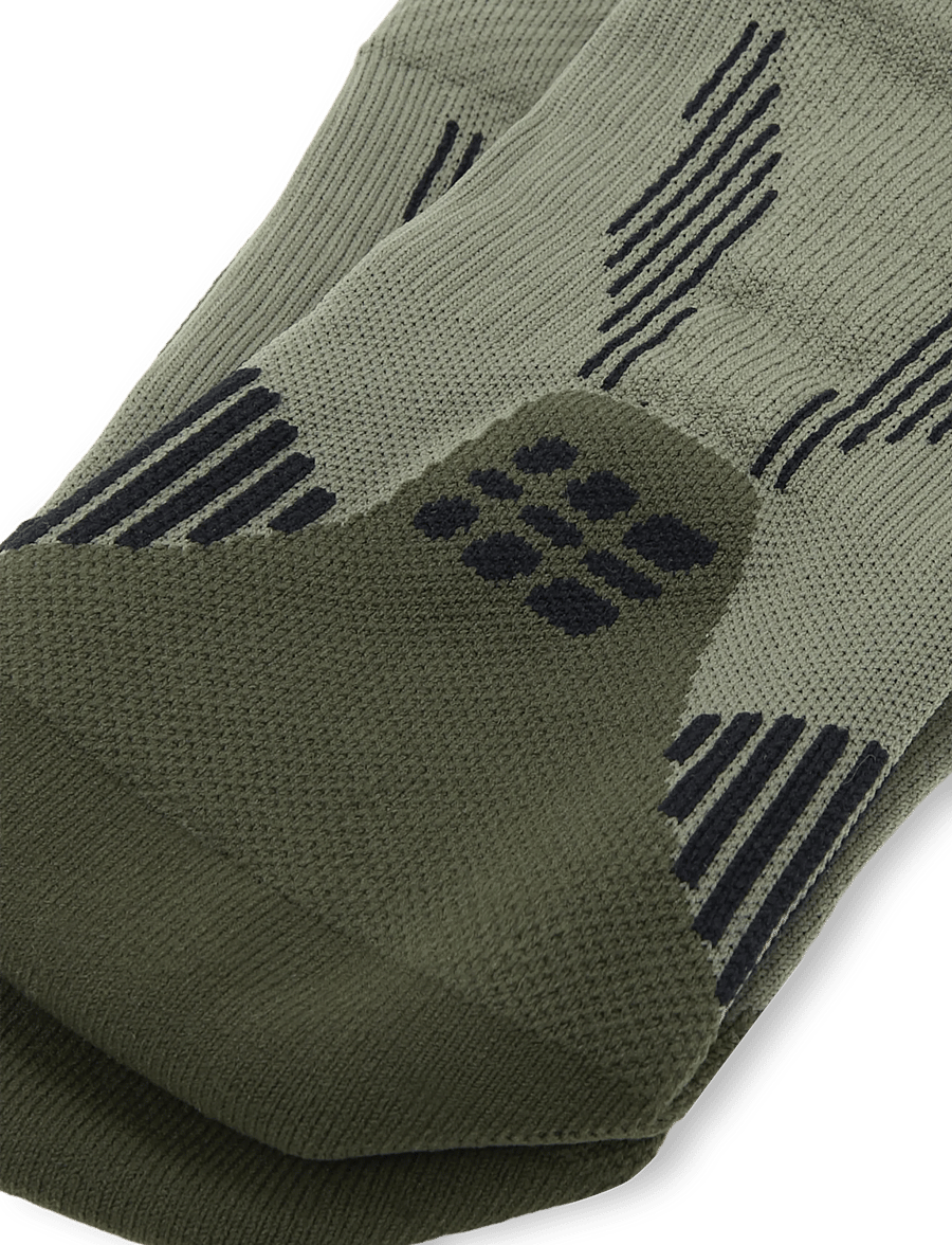 CEP - CORE RUN SOCKS, MID CUT, 5.0 - olive - 2