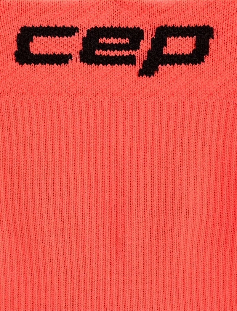 CEP - CORE RUN SOCKS, MID CUT, 5.0 - strümpfe - neon coral - 3