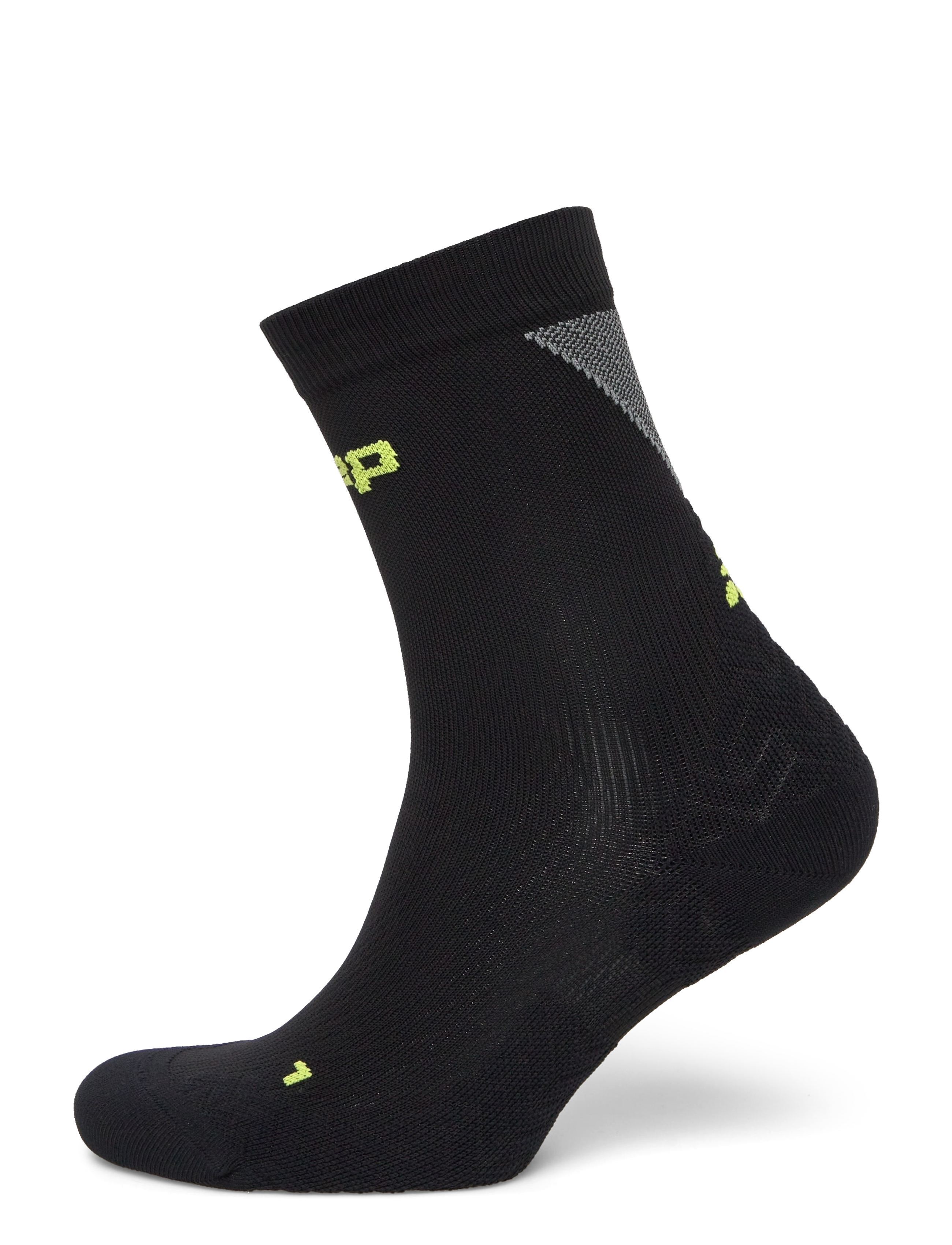 CEP Core Run Ultralight Socks, Mid Cut, 4.0, II, Black, Sport Clothing > Sport Socks, Dame