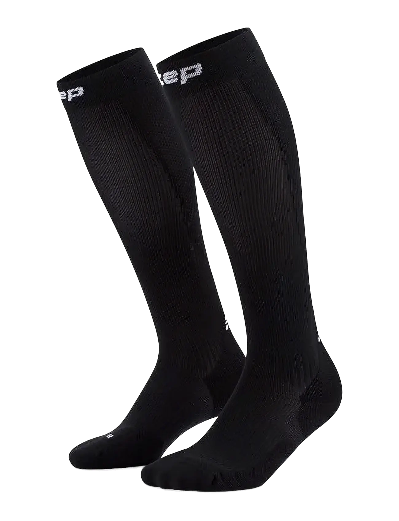 CEP Core Run Socks, Tall, 5.0, V, Sport Clothing, Schwarz - Männerswear