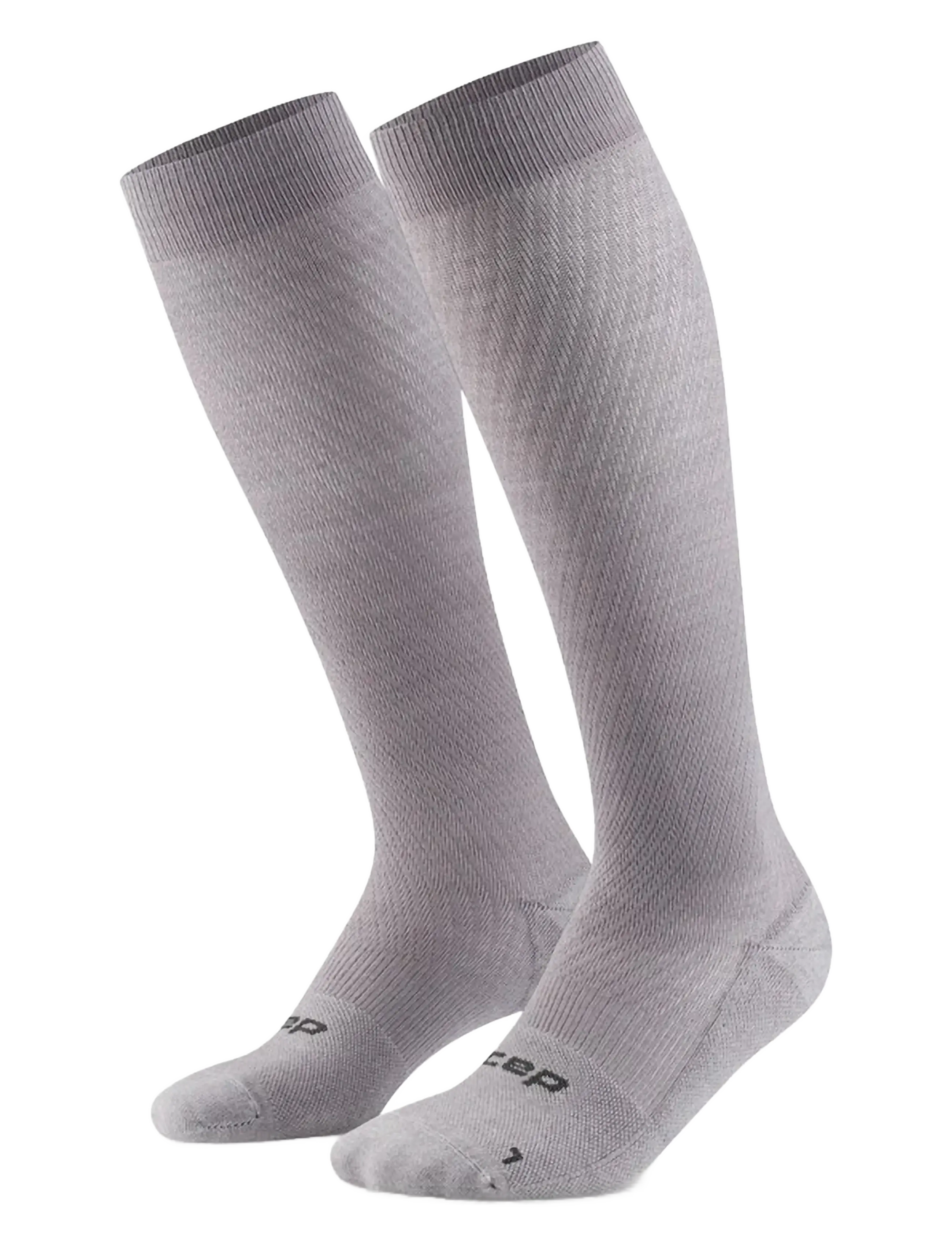 CEP CORE FLIGHT SOCKS, TALL, 2.0 - Sokid - LIGHT GREY / grey