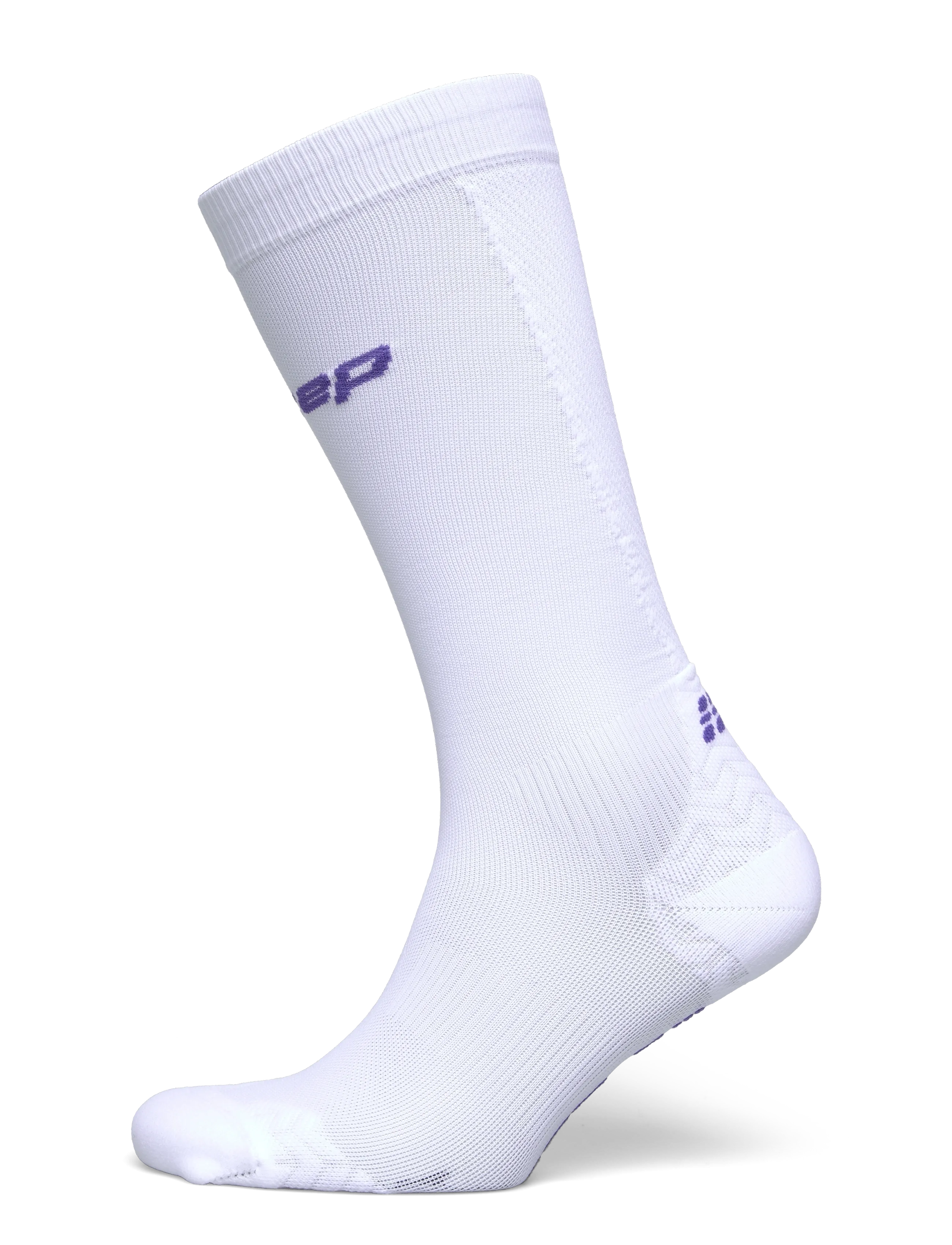 CEP Core Run Ultralight Socks, Tall, 4.0, Mænd, Høje Ultralette Løbestrømper, Hvid, Str: V
