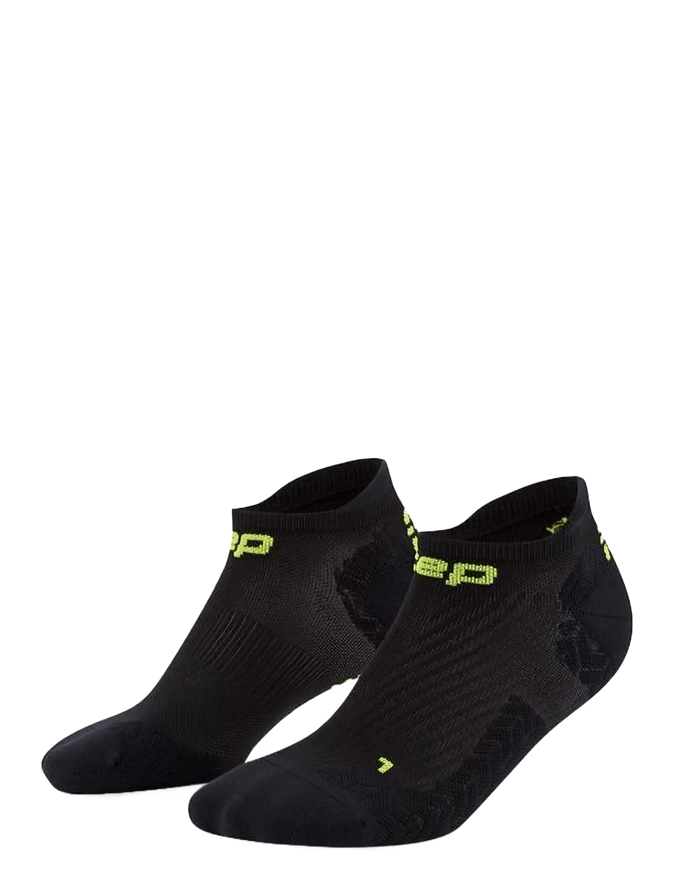 CEP CORE RUN ULTRALIGHT SOCKS, NO SHOW, 4.0 - Sokid - BLACK / black