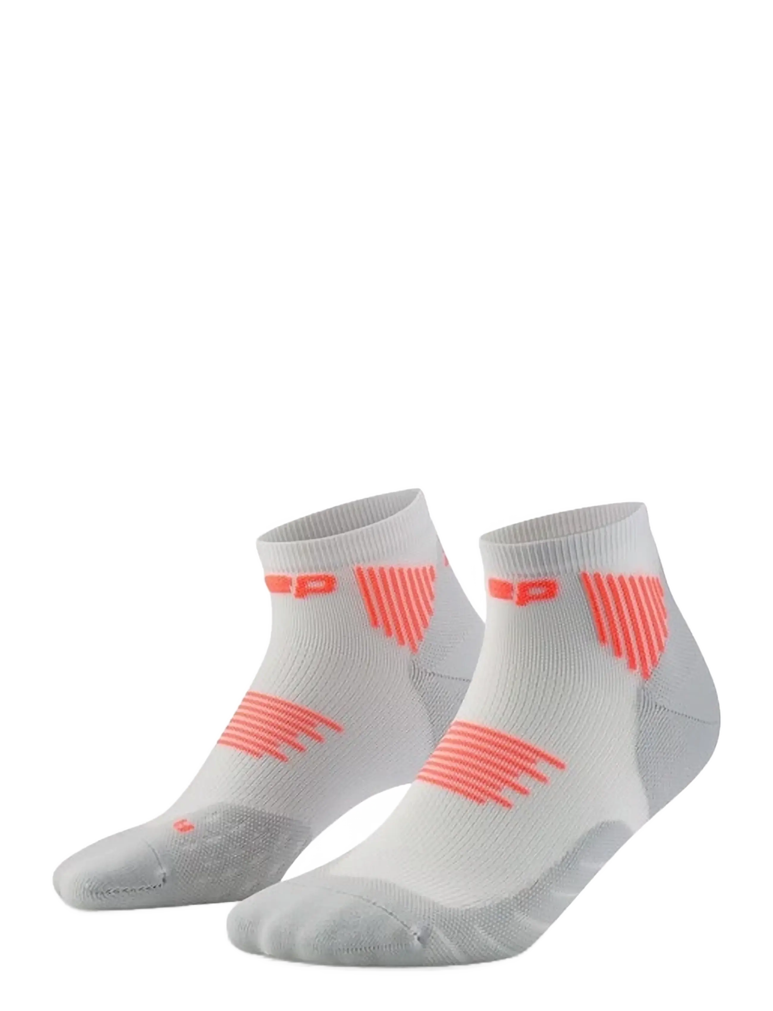 CEP Core Run Socks, Low Cut, 5.0, V, Grey, Sport Clothing > Sport Socks, Herre