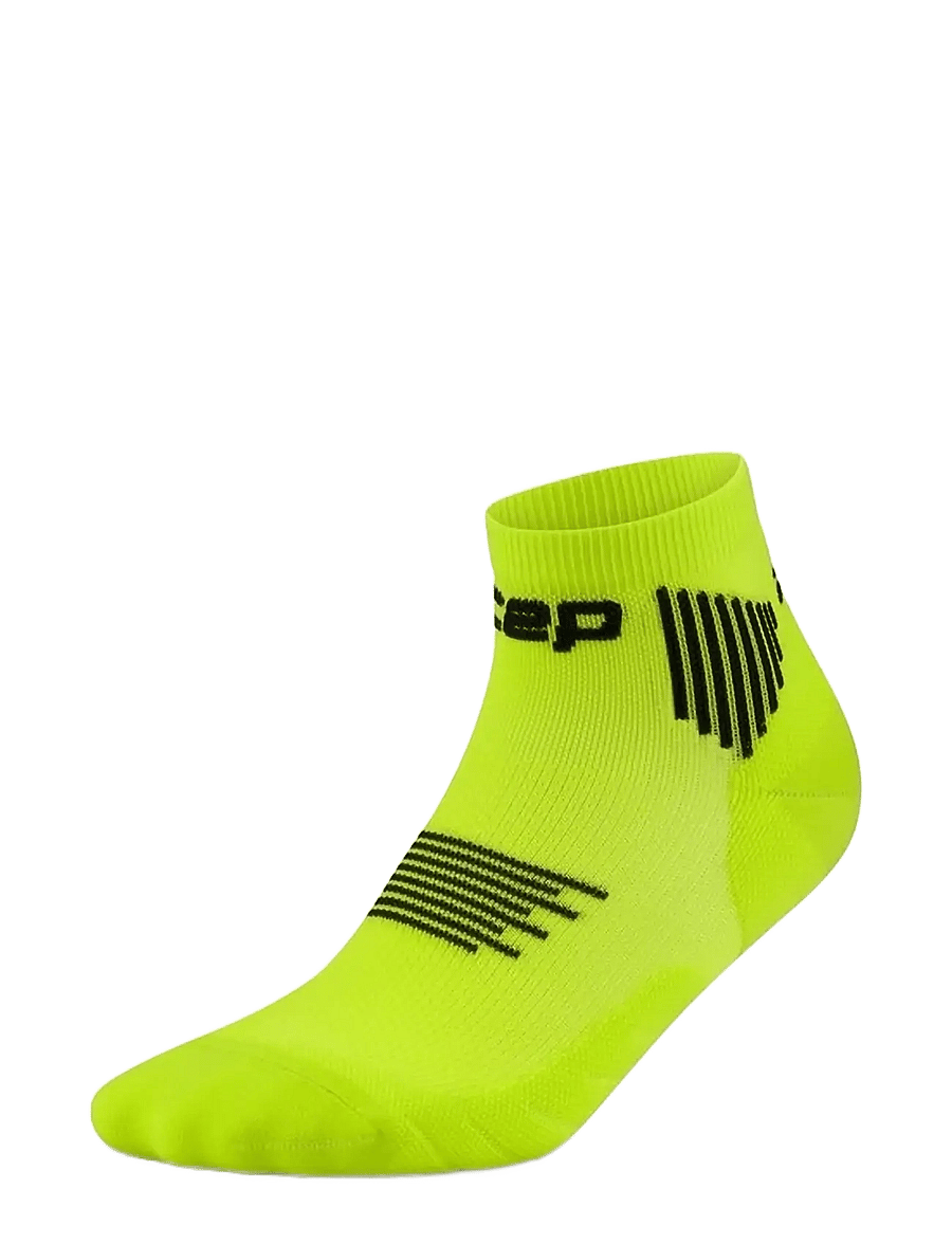 CEP - CORE RUN SOCKS, LOW CUT, 5.0 - sportinės kojinės - lime/black - 1