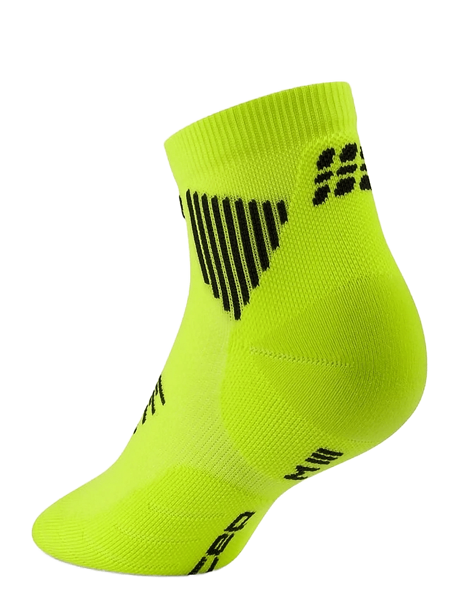 CEP - CORE RUN SOCKS, LOW CUT, 5.0 - sportinės kojinės - lime/black - 2