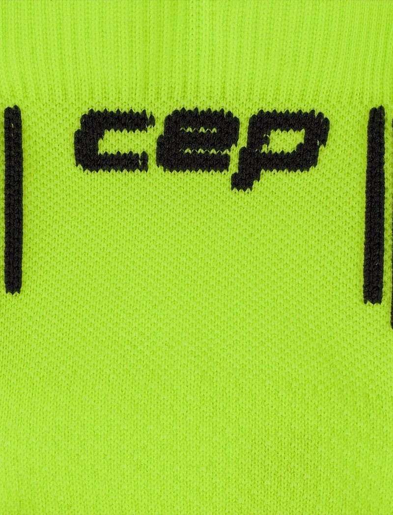 CEP - CORE RUN SOCKS, LOW CUT, 5.0 - sportsocken - lime/black - 3